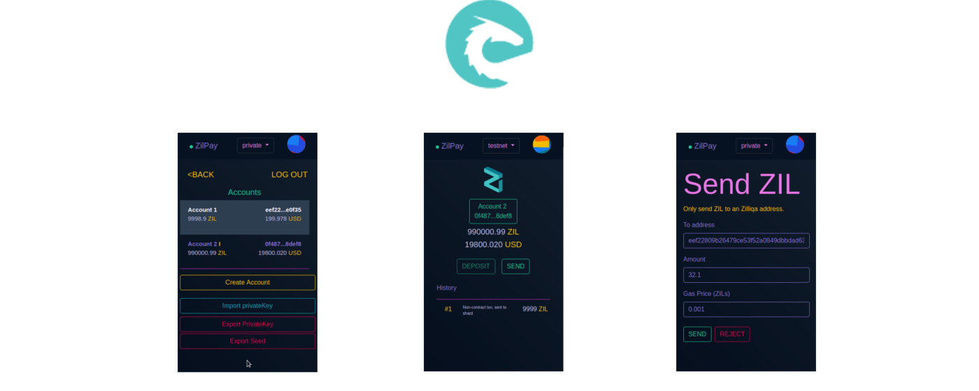 Zilliqa wallet, dapp, ZilPay r/zilliqa