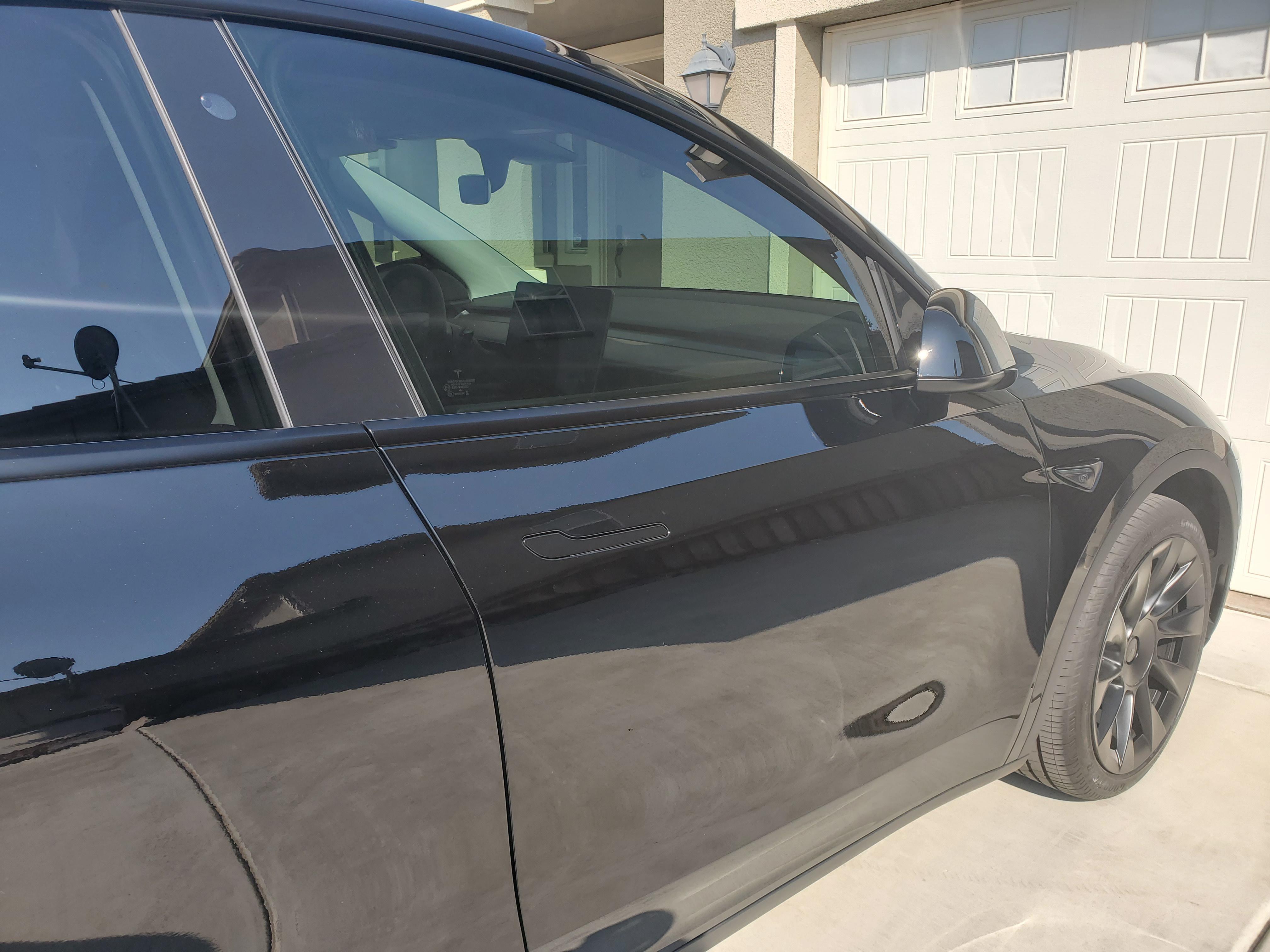 New tint on the Model Y TeslaModelY