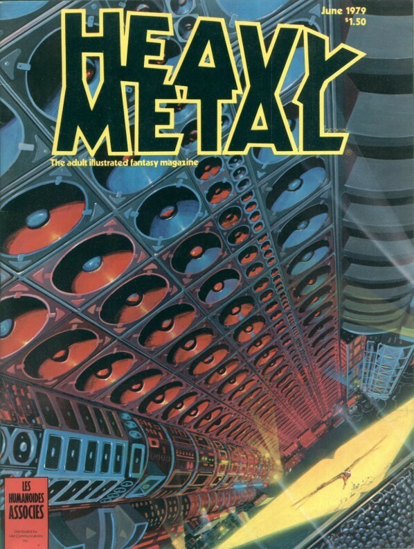 Heavy Metal Magazine (June 1979) artist Angus McKie r/magazinecovers