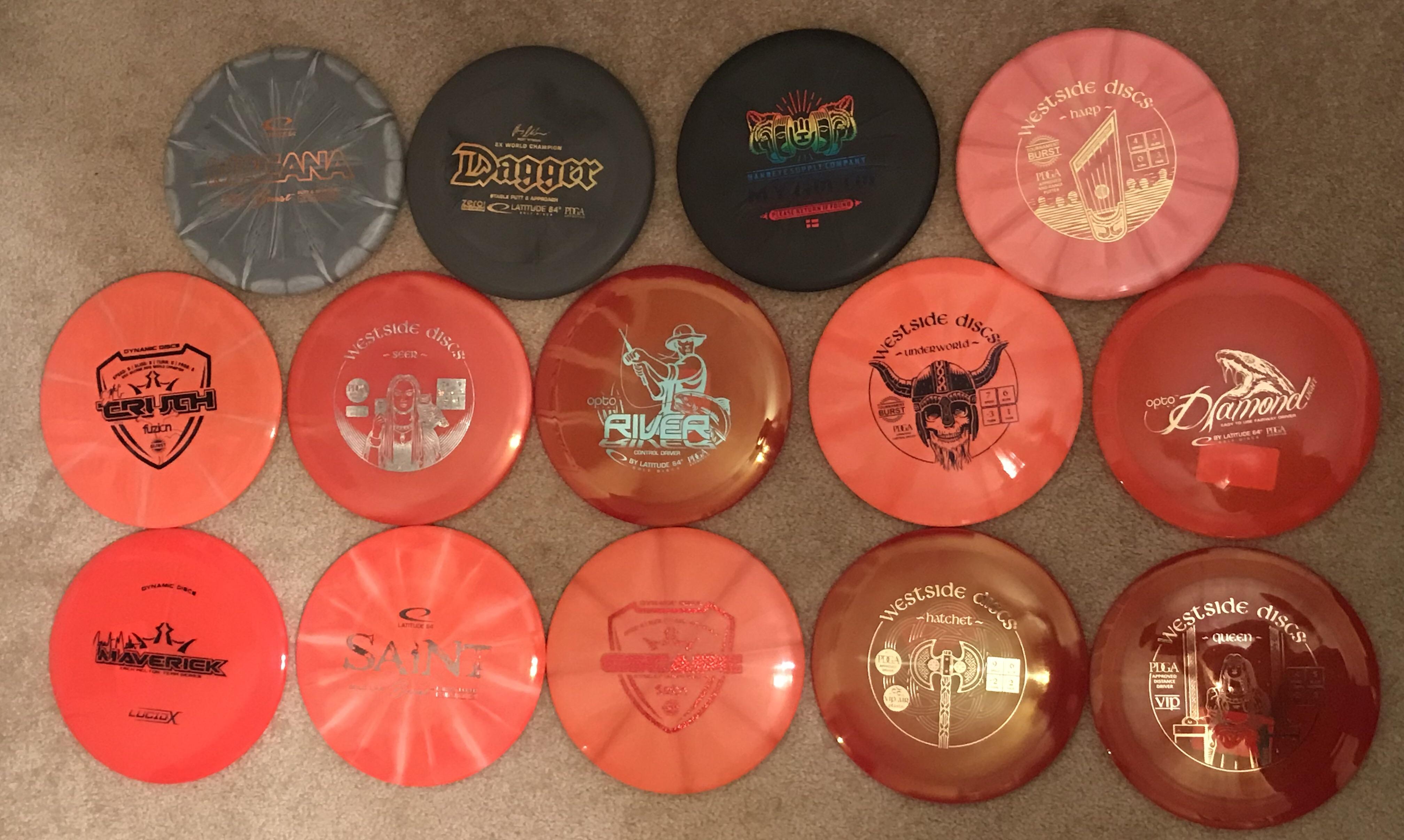 Birthday trip to the Dynamic Discs store in Emporia, KS. Bag should be