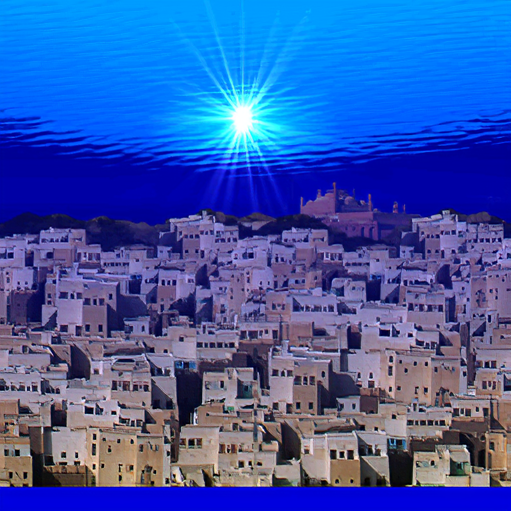 The skybox from Wet Dry World (Mario 64) upscaled 4x using Gigapixel AI r/MediaSynthesis