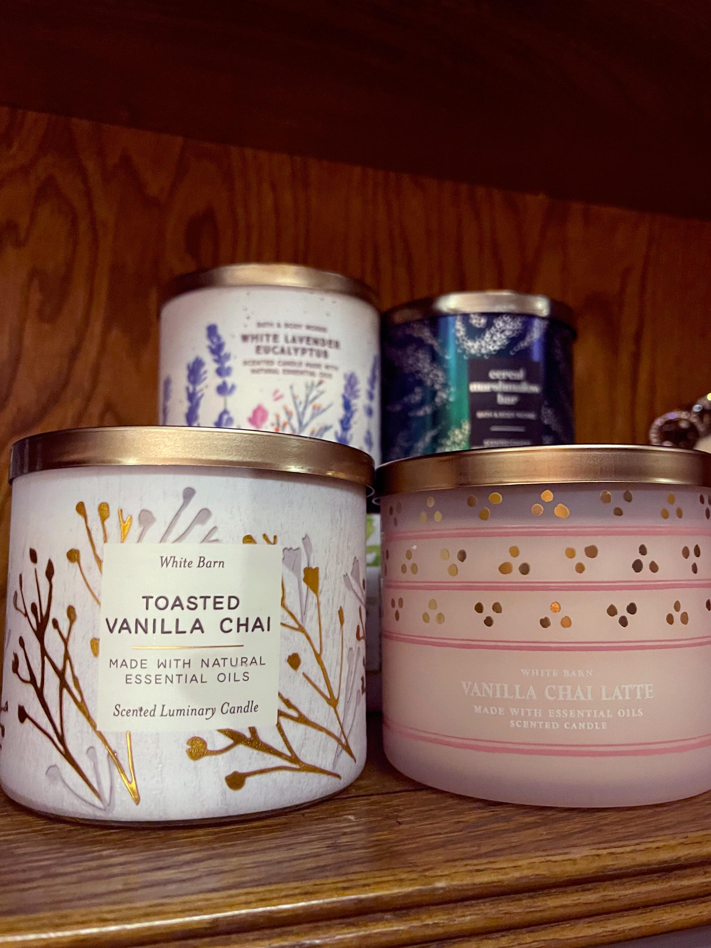 Vanilla Chai Candles r/bathandbodyworks