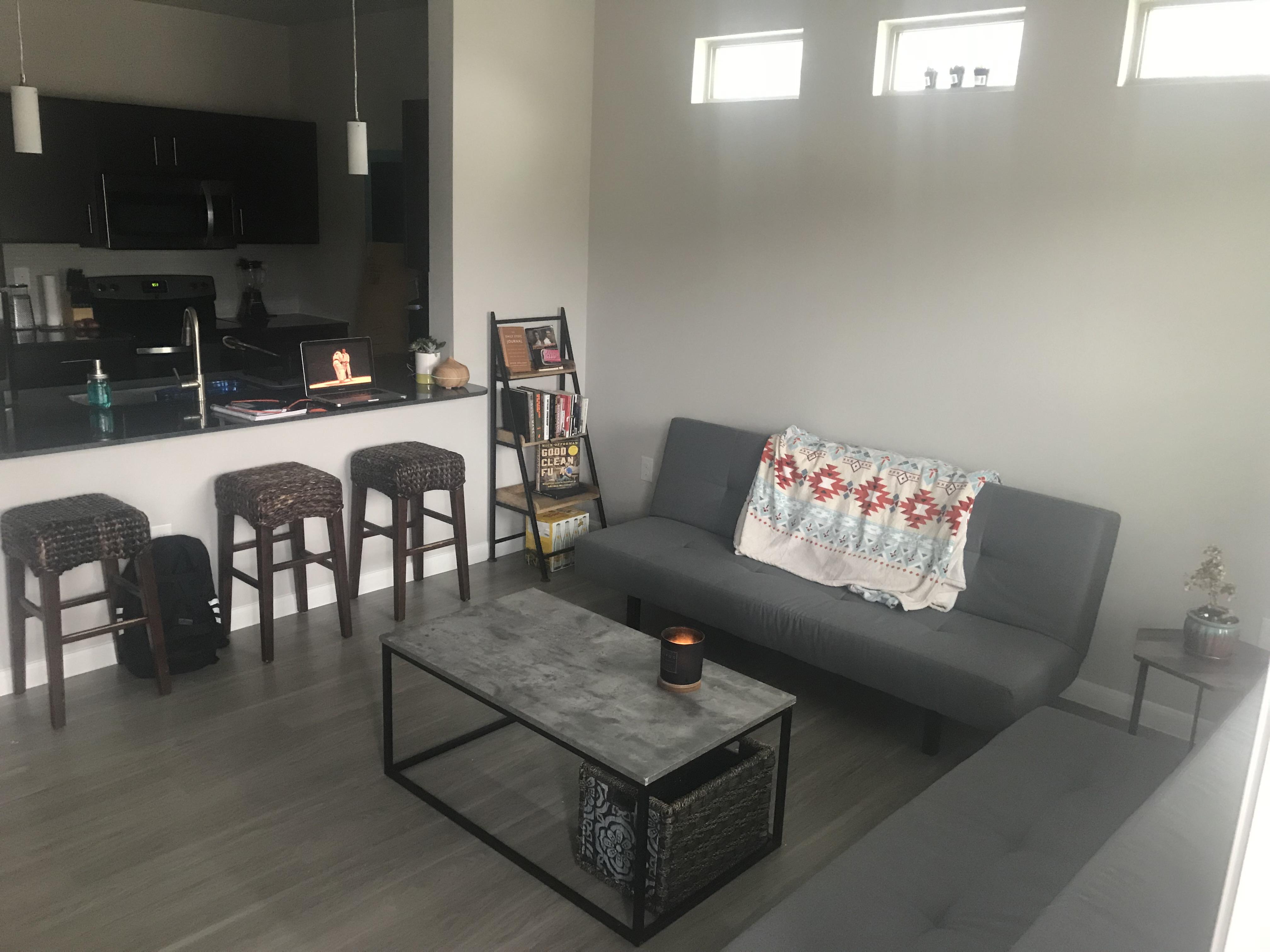 Just moved into my first studio apartment! May I please get a rug