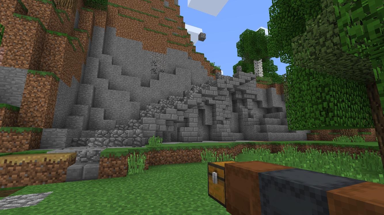 Built a nice pathway up the mountainside. Any suggestions on how to improve the path? Minecraft