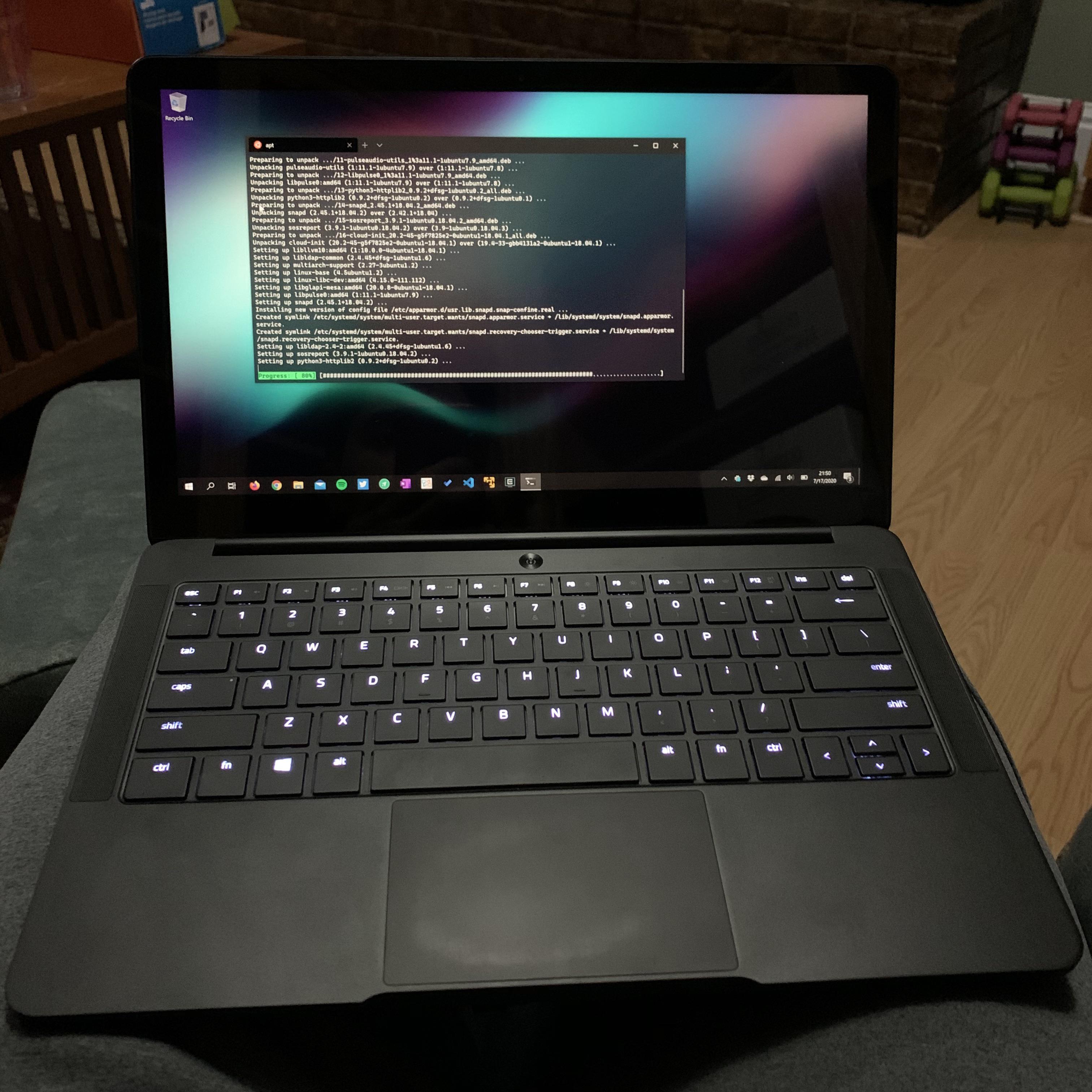 My Razer Blade Stealth 13” from 2018. After 2 years she