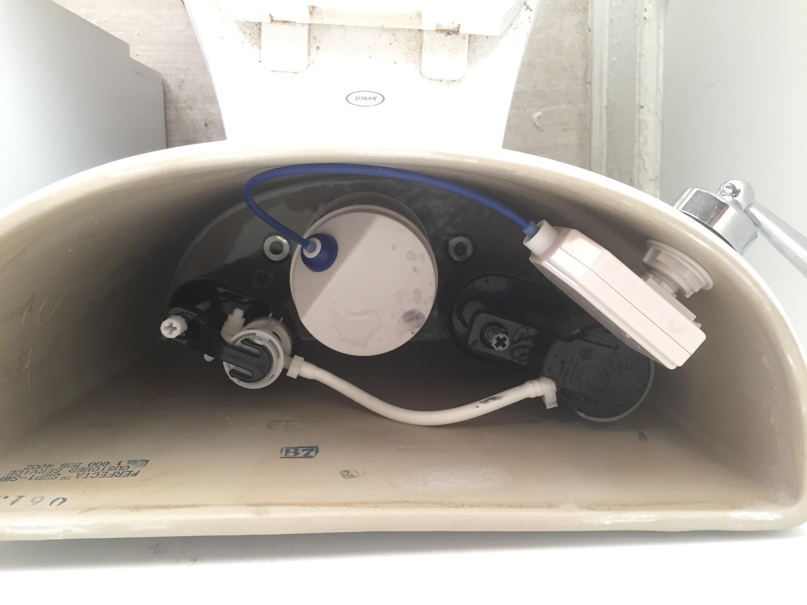 How do I get this toilet to stop running? It's a dual flush from the