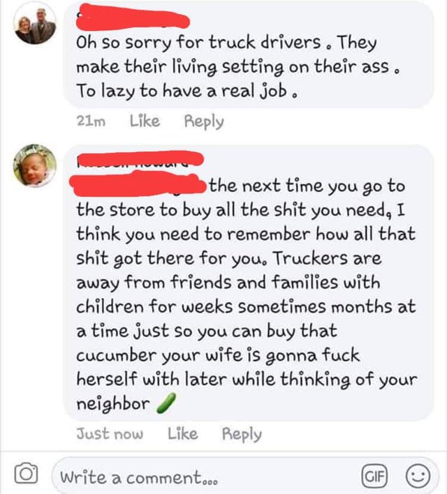 to put down truck drivers r/therewasanattempt