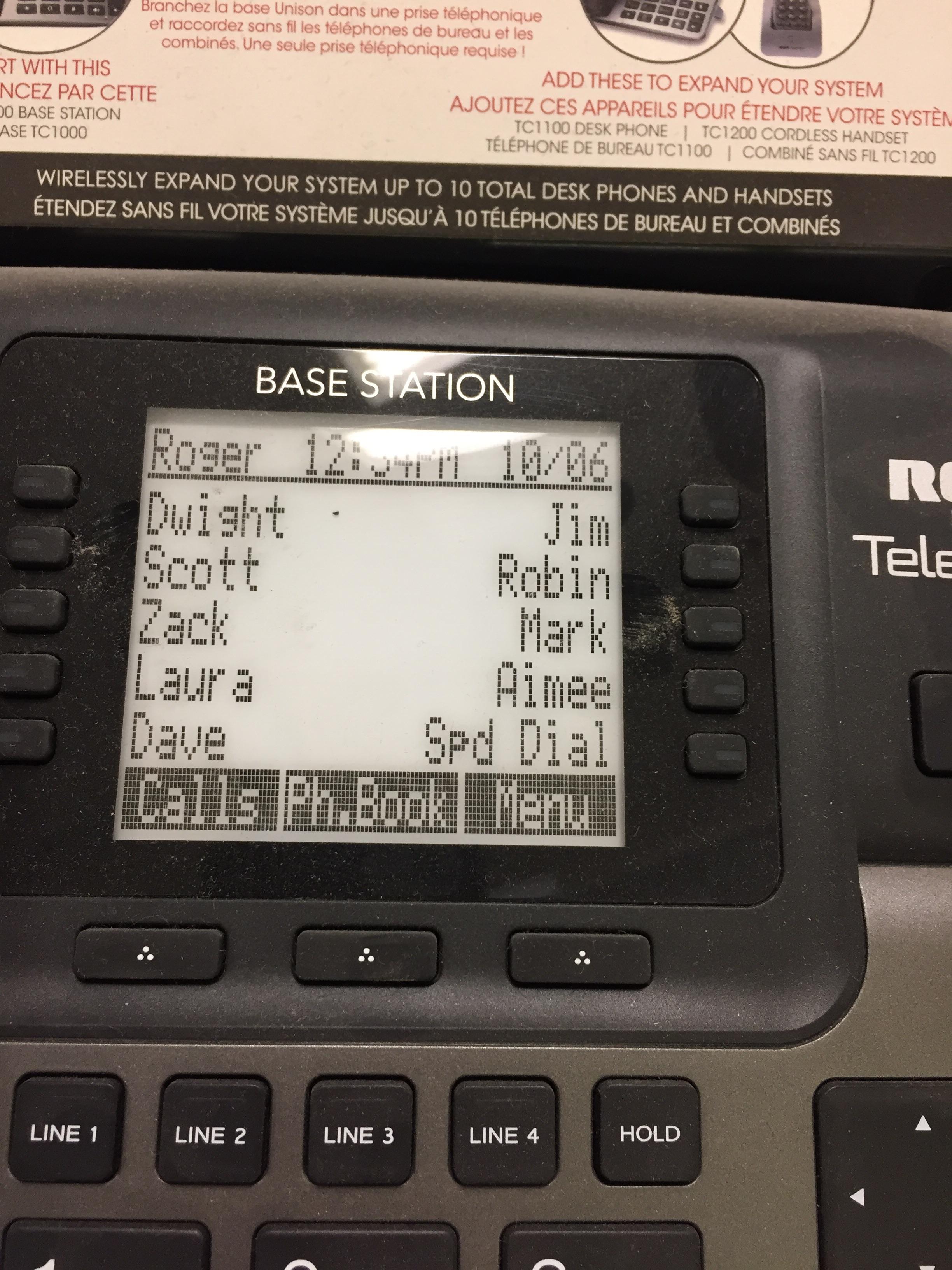 The Staples display phones just made my day r/DunderMifflin