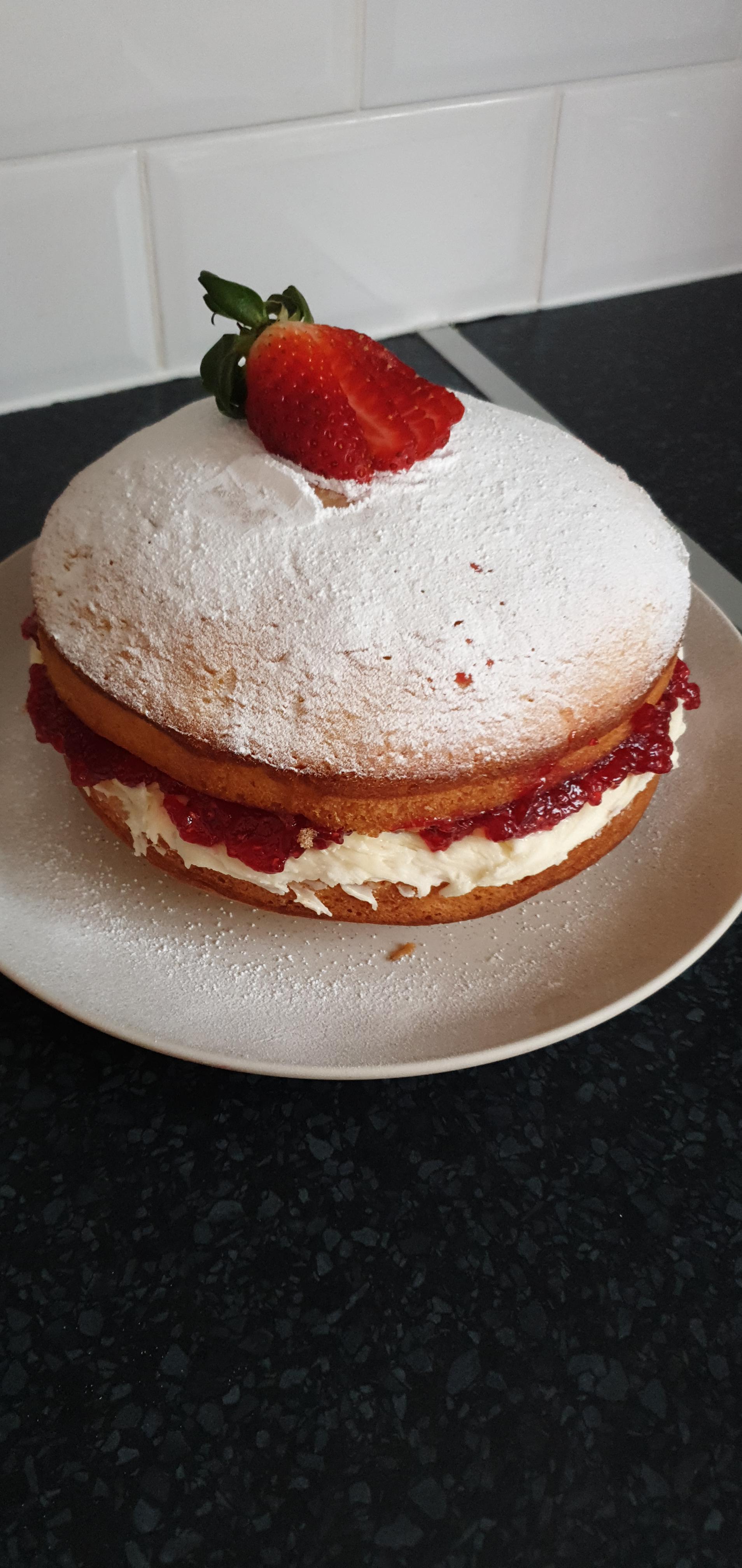 Got a new Kitchenaid stand mixer... only fair I had to try it out