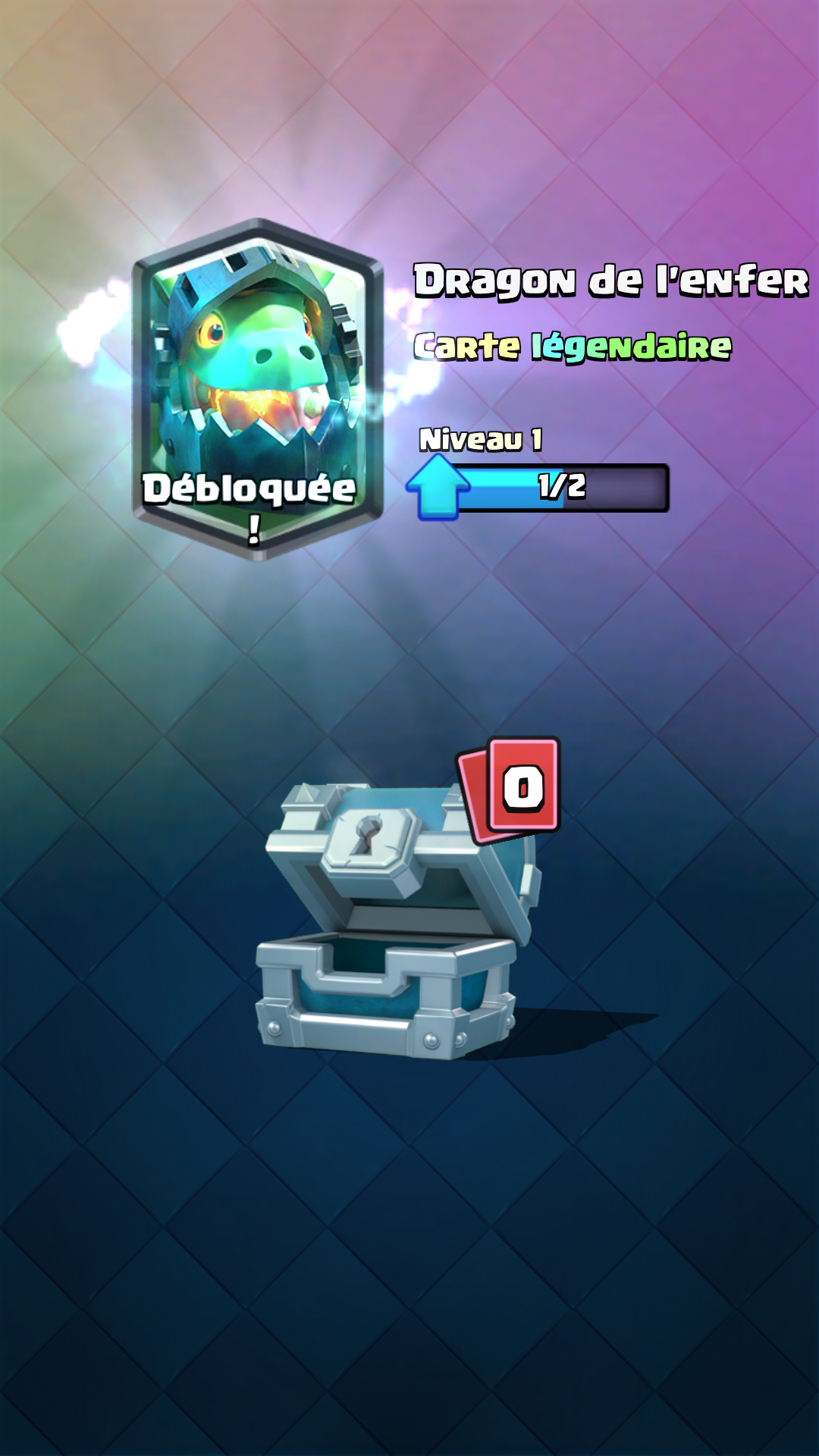 I was sad 'cause I didn't have 500 gems to buy a Legendary Chest, and