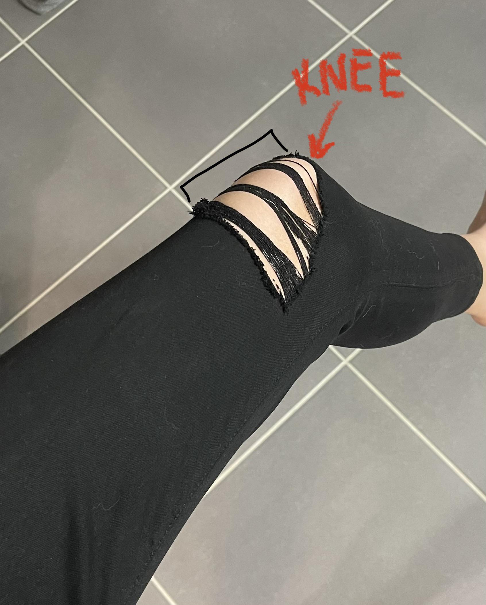 Rip in jeans r/TallGirls