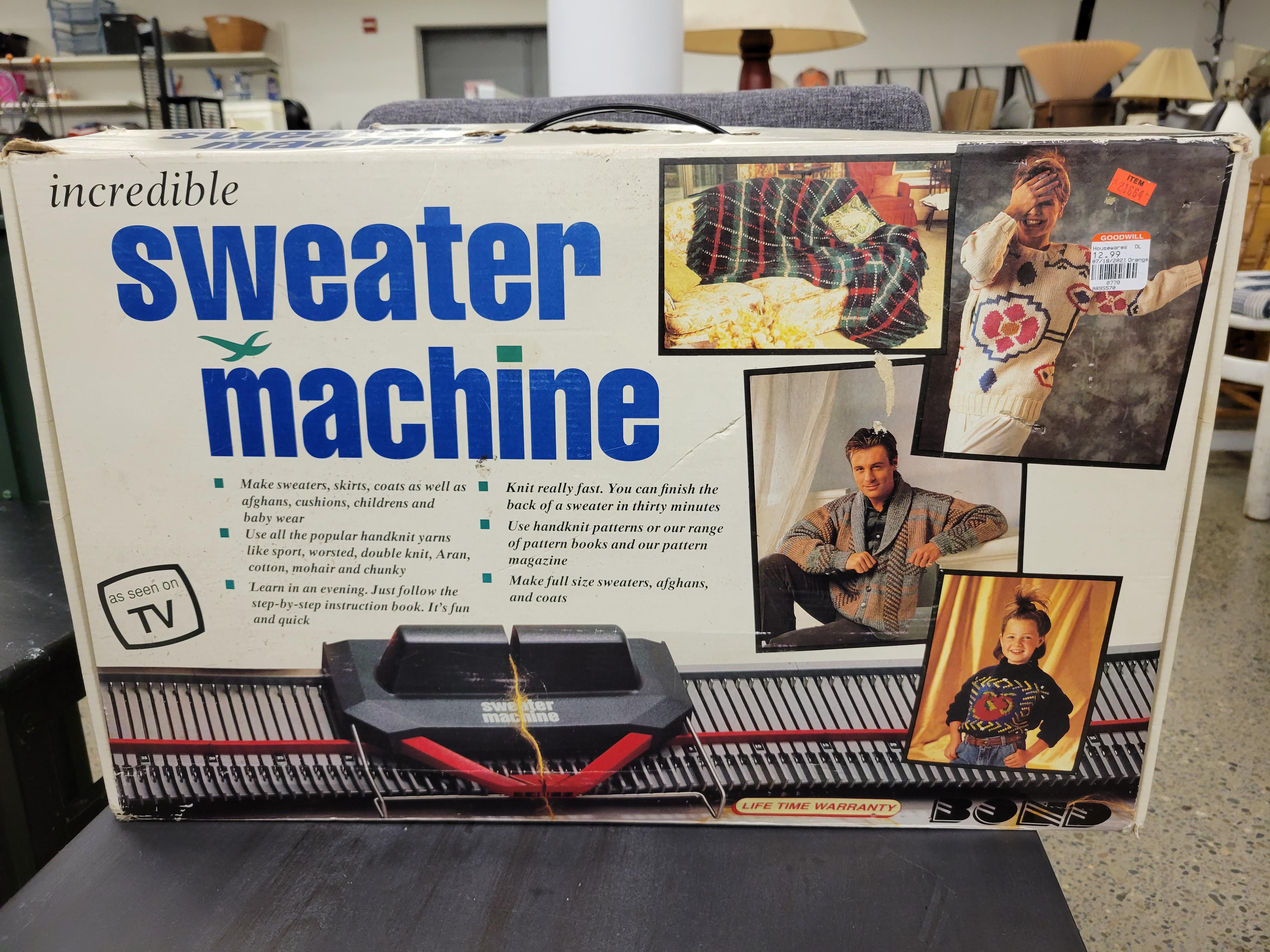 Catch and release. Ugly sweater maker. ThriftStoreHauls