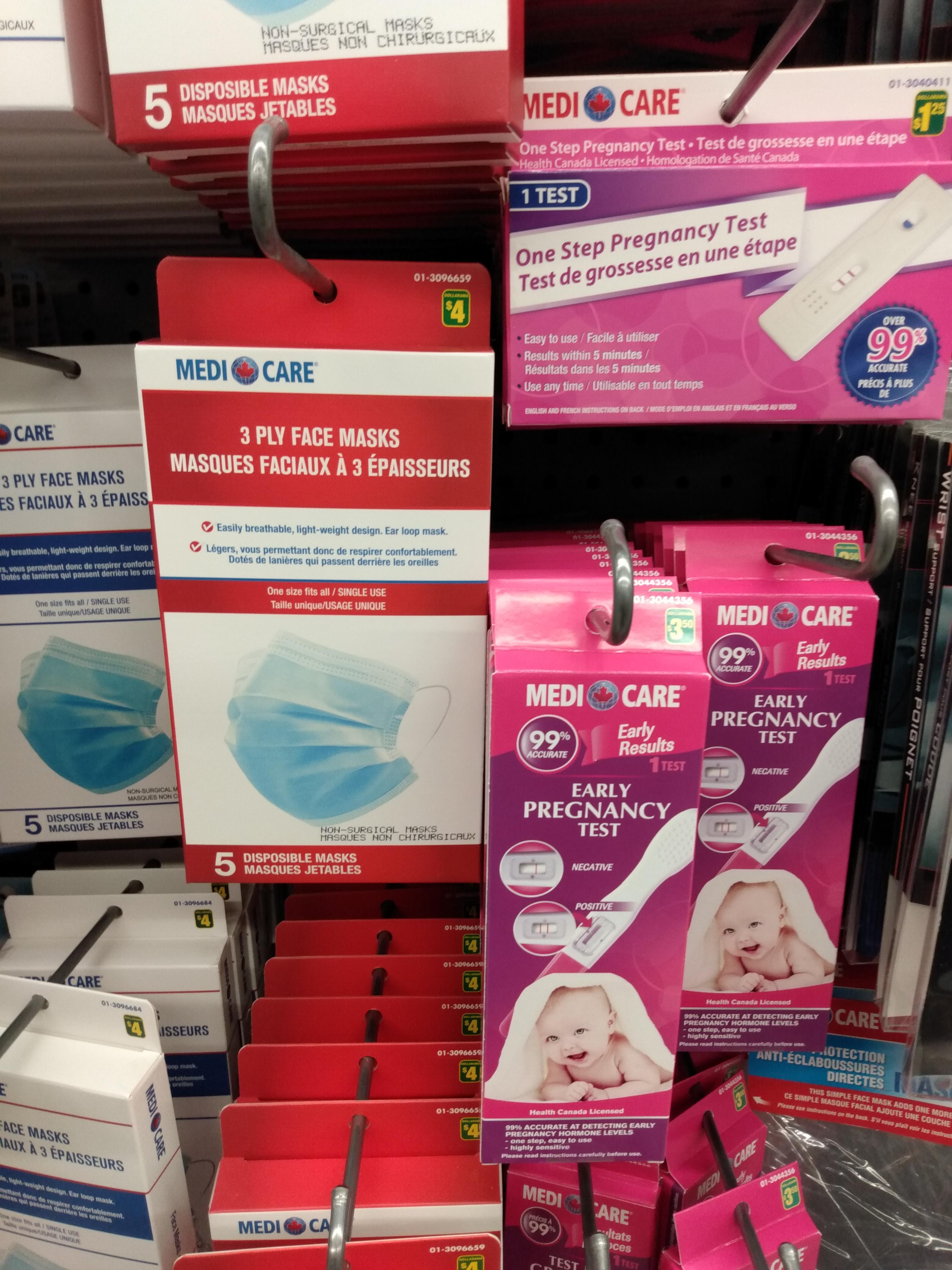 Facemasks in stock at Dollarama Merivale, 5 for 4.00 ottawa
