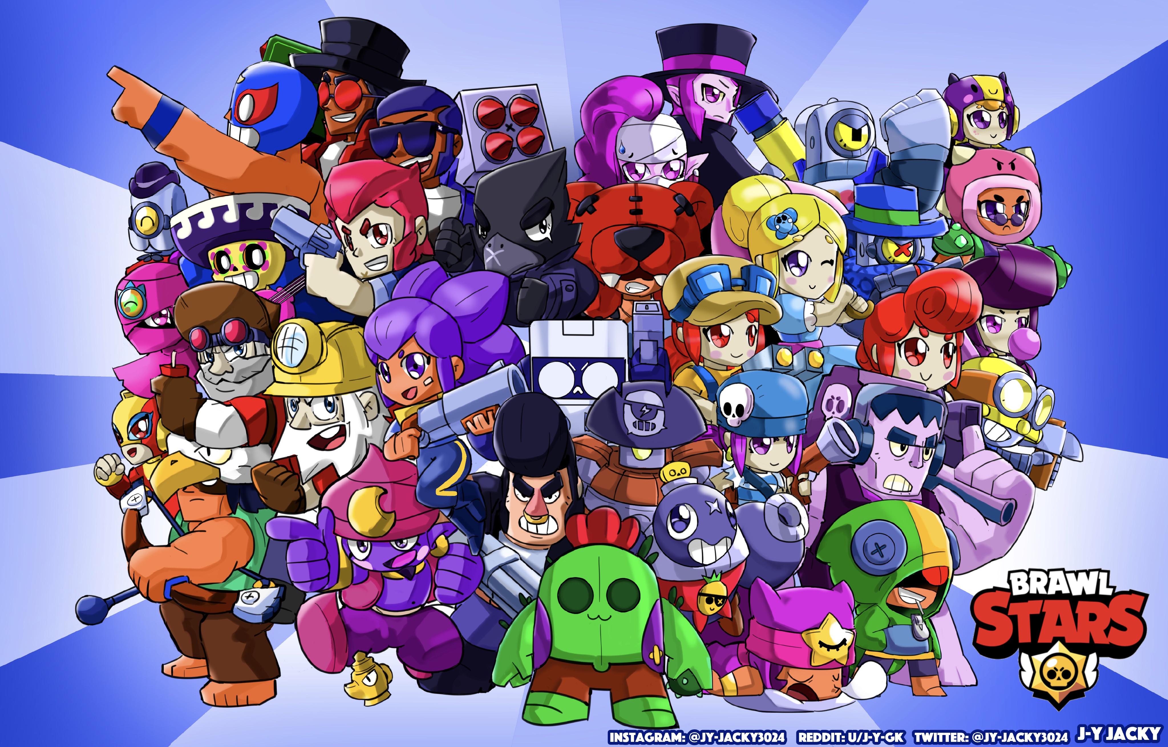 51 Top Photos Brawl Stars All Brawlers Photo Made a collage of Brawl