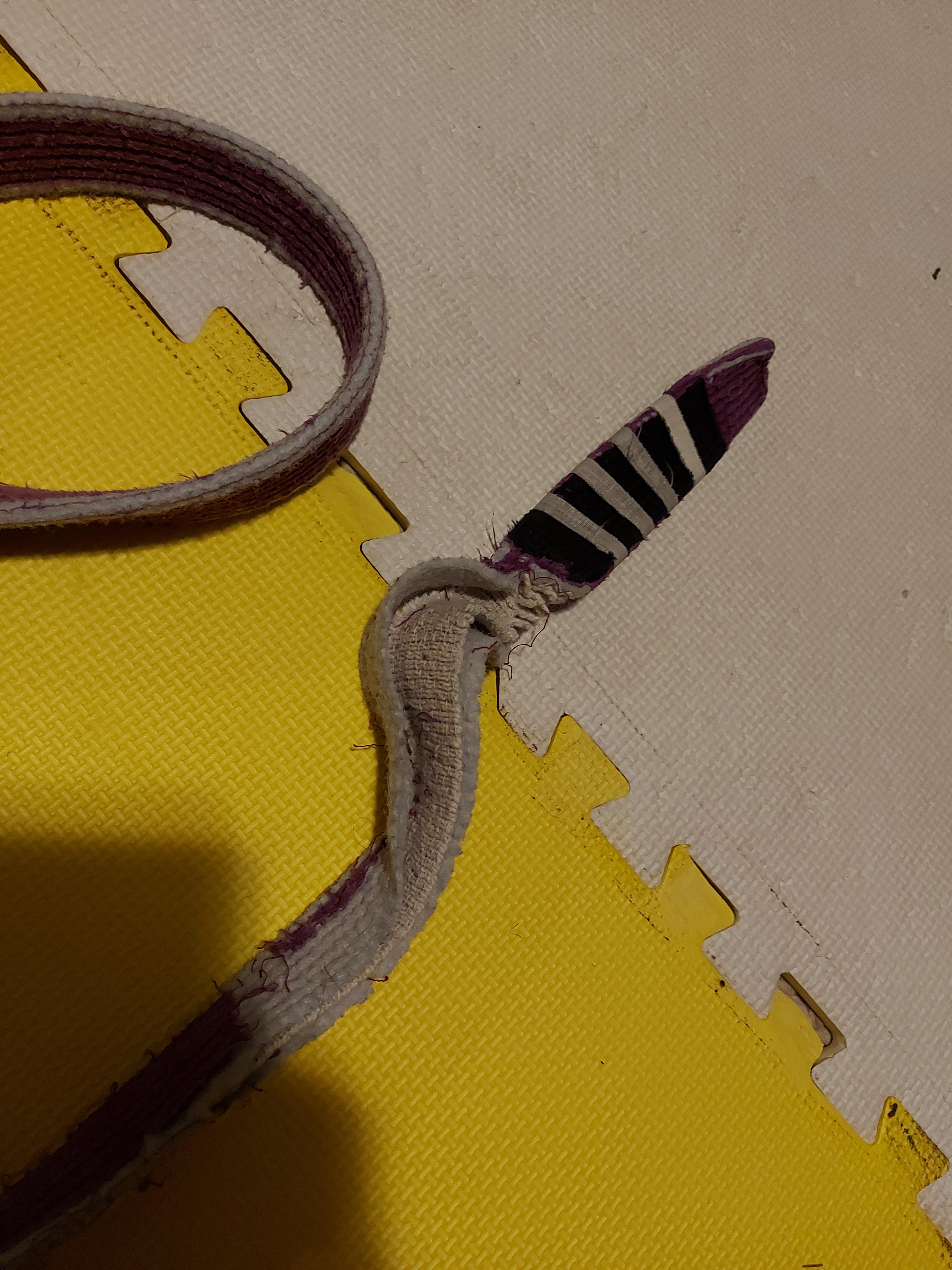 What 3.5 years of washing a belt 6x/week looks like. Think it's time to