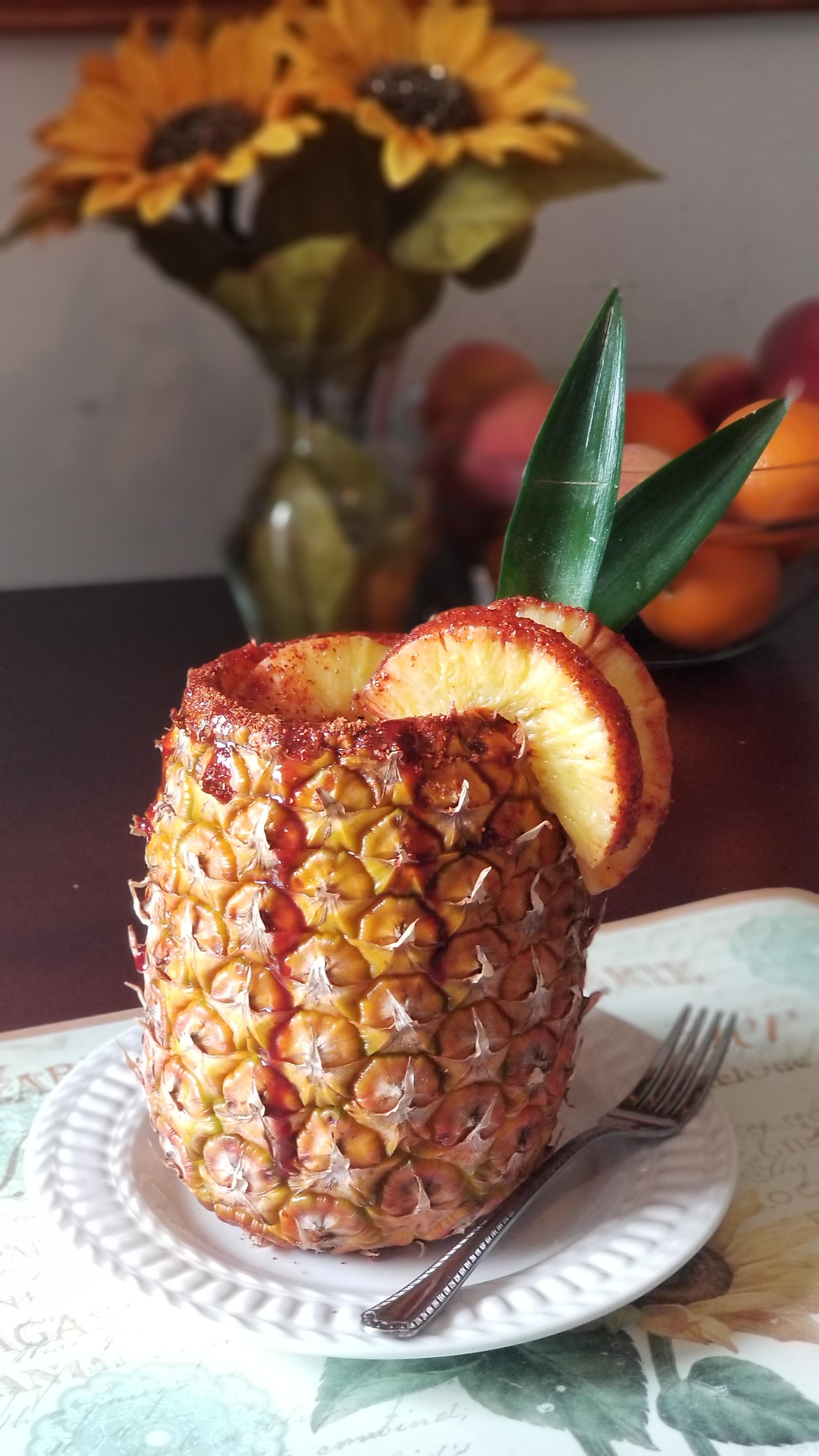 Fresh pineapple with chamoy and tajin r/FoodPorn