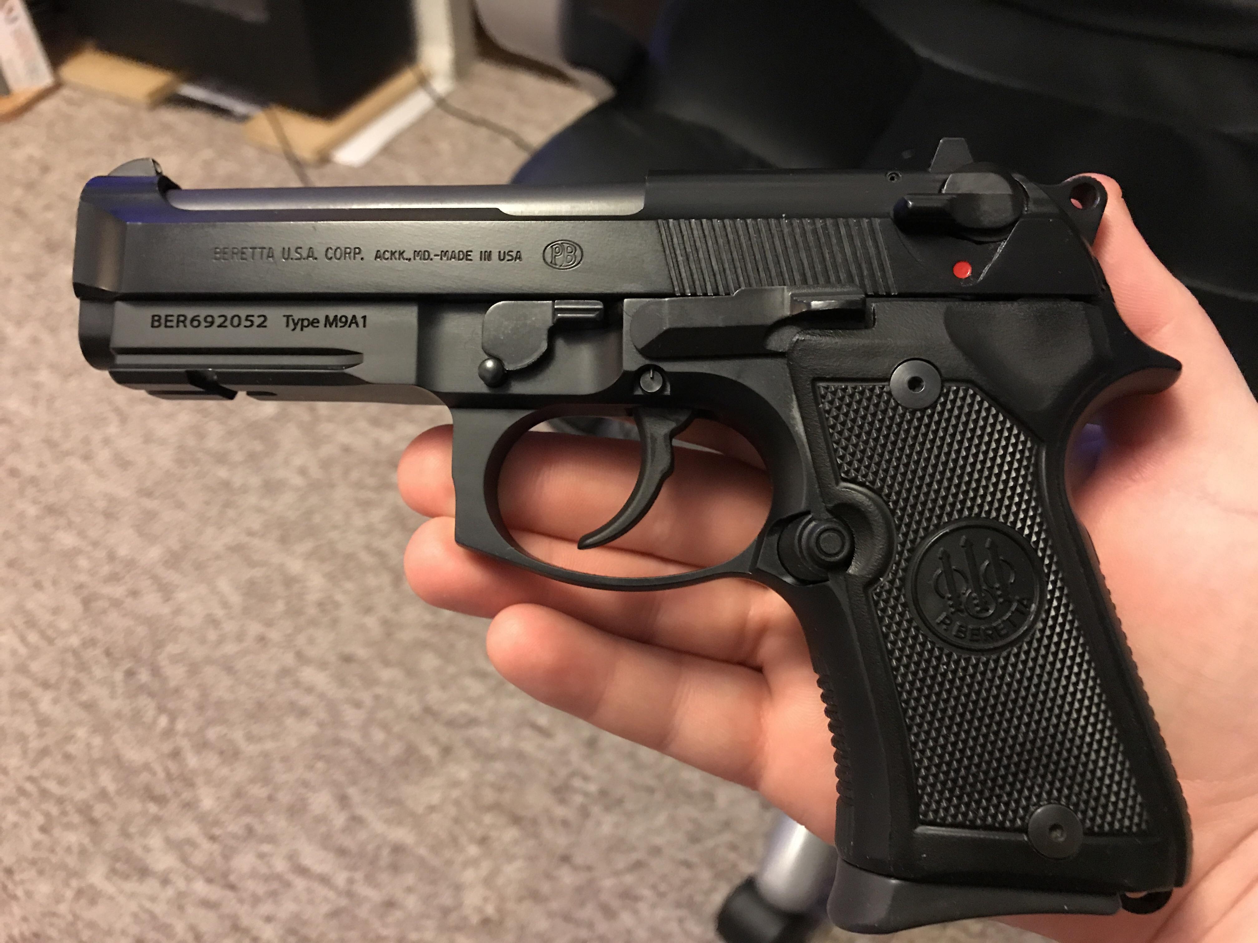 Cleaned up my 92fs r/guns