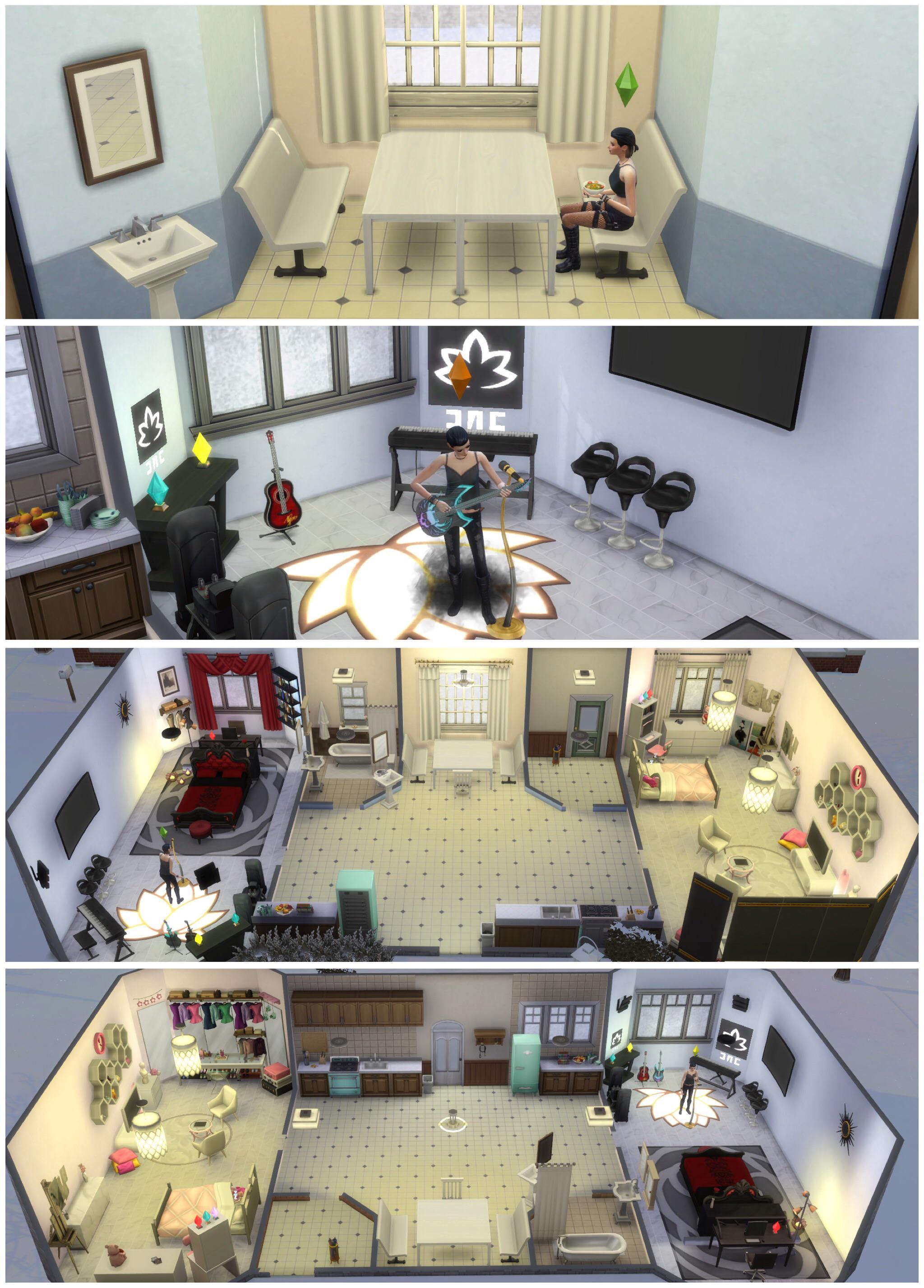 NANA (by Ai Yazawa) inspired build and CAS. r/Sims4