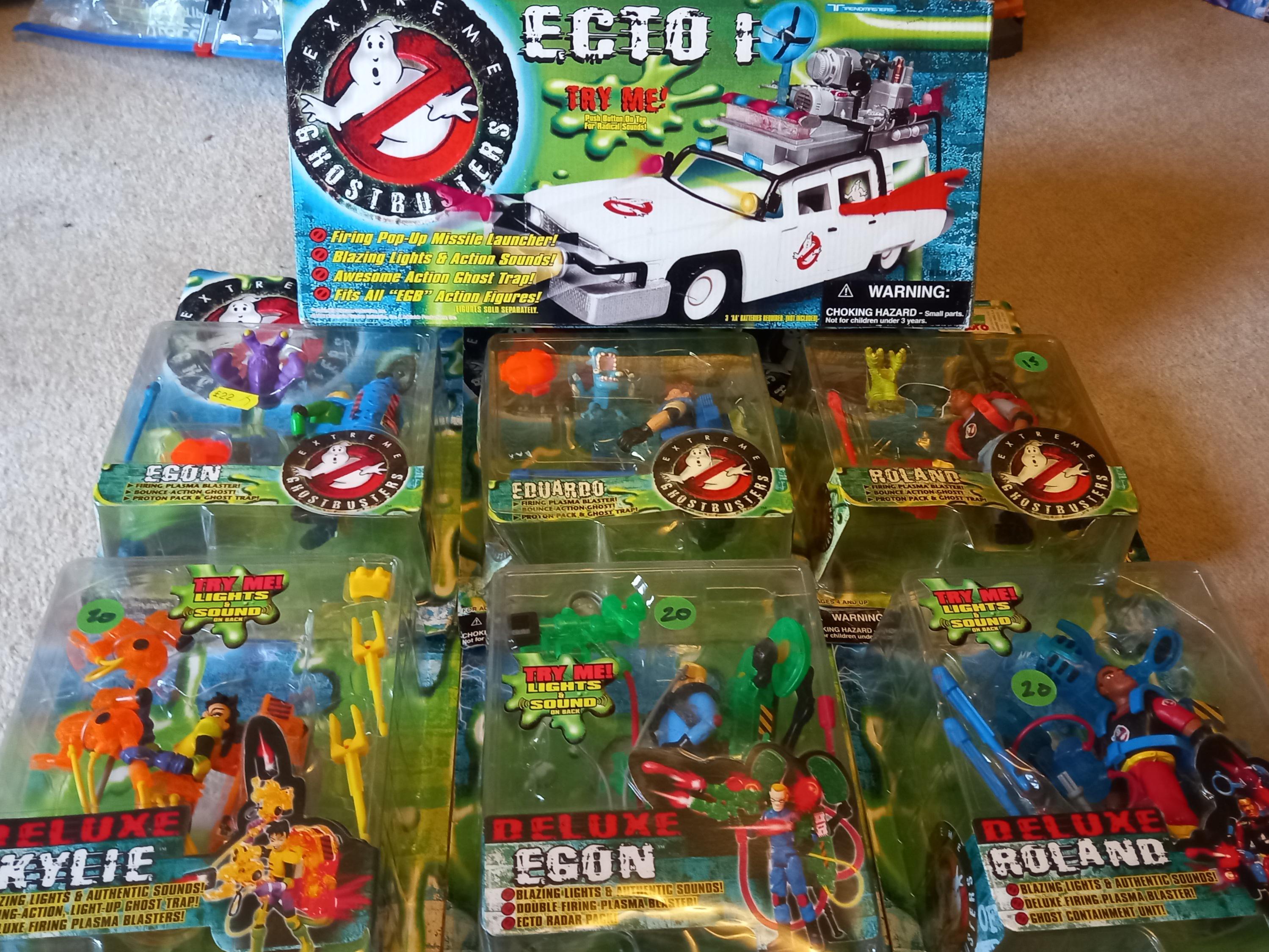 Picked up a Stash of Extreme Ghostbuster toys at the weekend. Ecto1