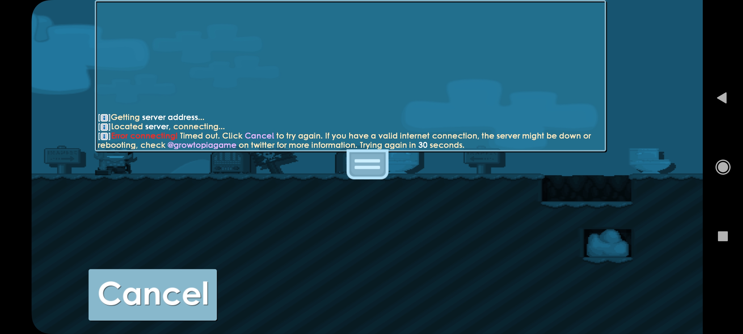 Not being able to get into the game r/growtopia