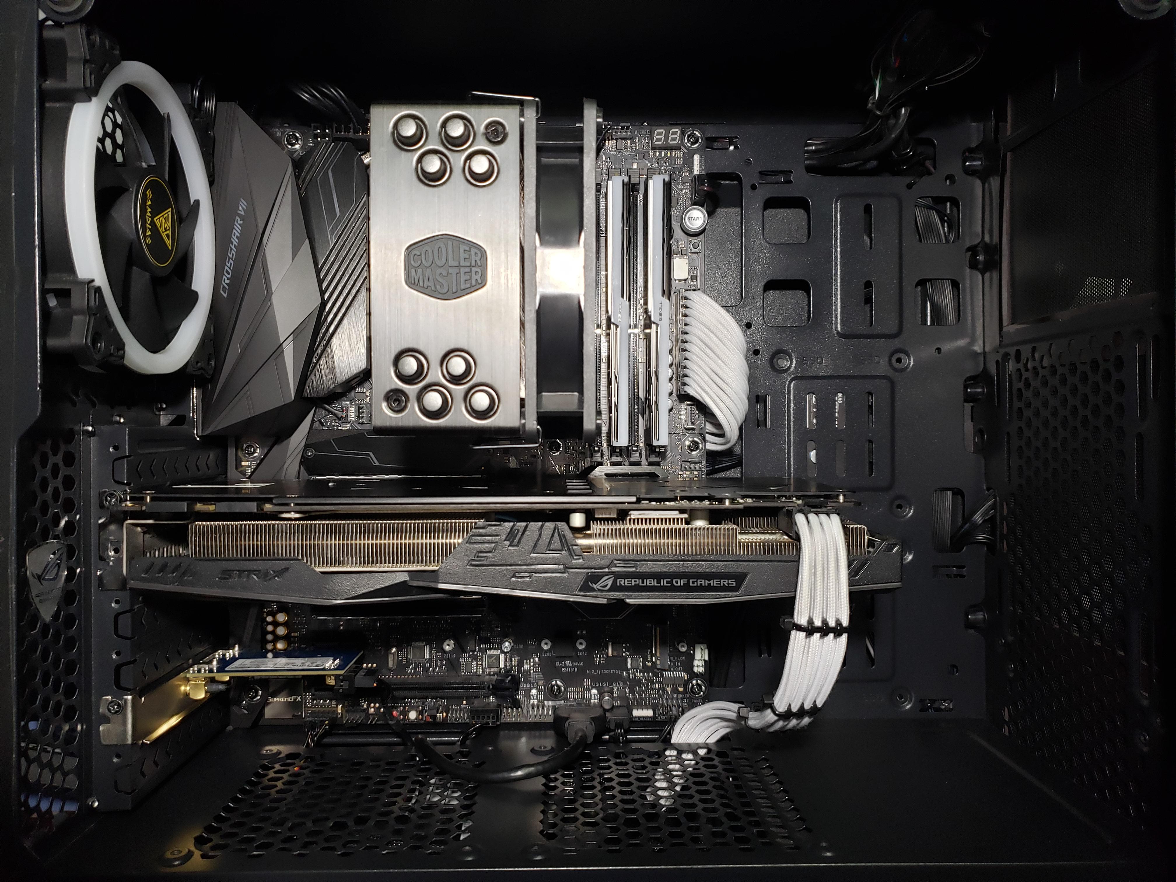 How's it look? Case is terrible for cable management. r/pcmasterrace