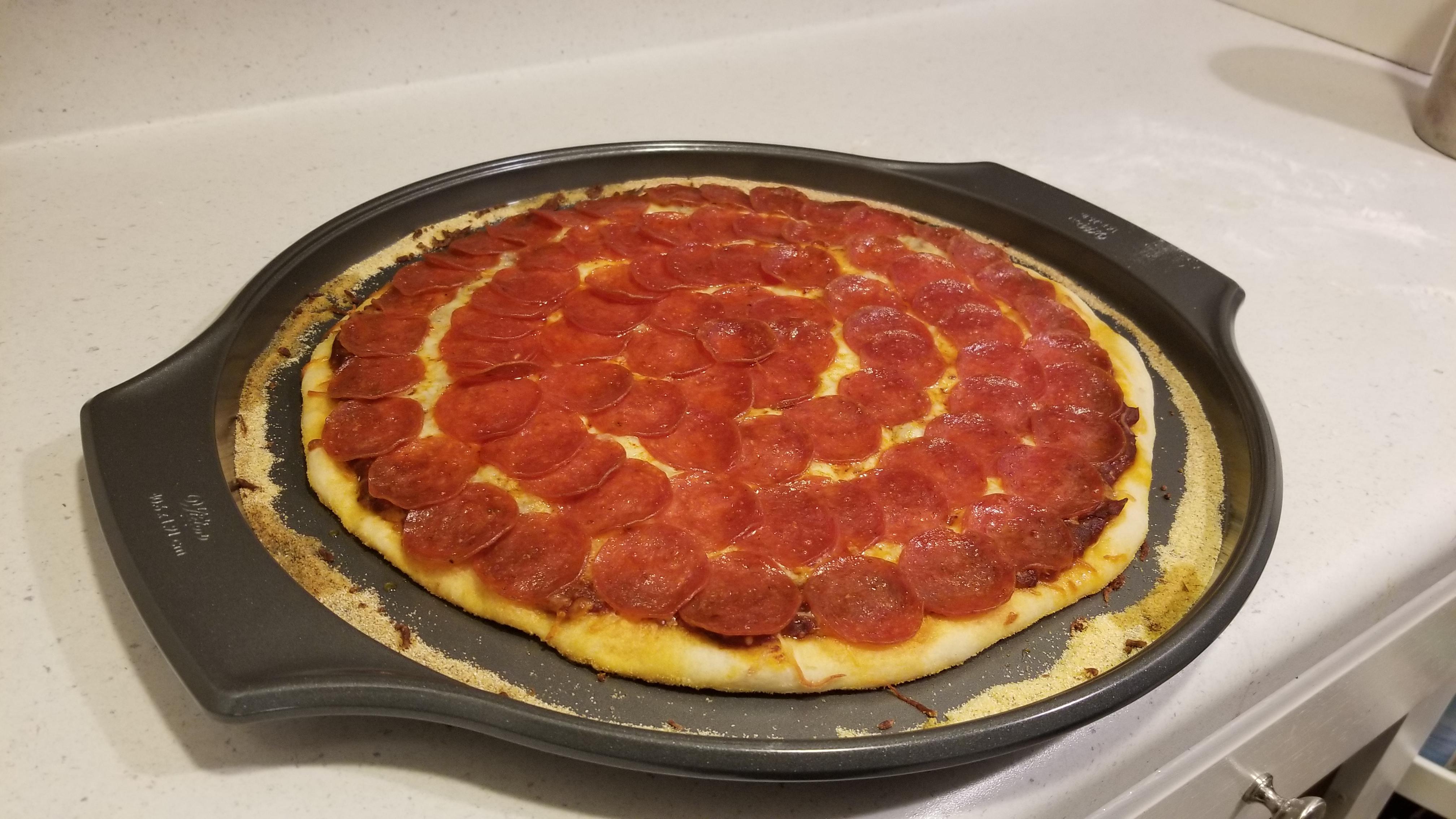 Homemade pizza from scratch, crust by bobby flay. r/Pizza