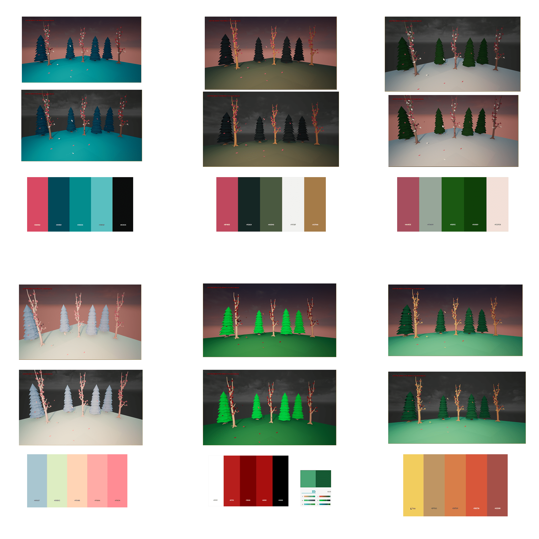 Choosing a color palette for my game. r/IndieGaming