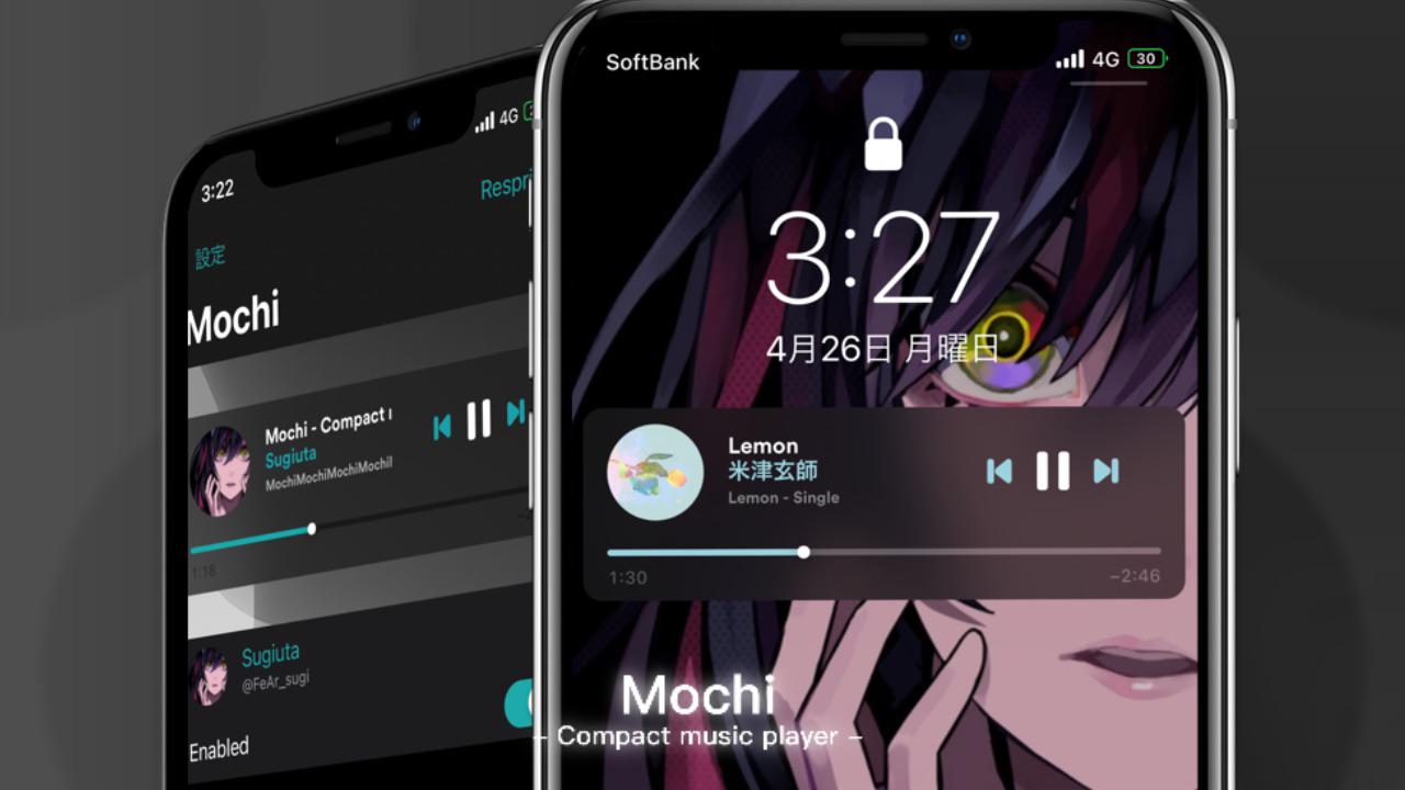 [Free Release] Mochi v0.0.1 compact music player for iOS14 r