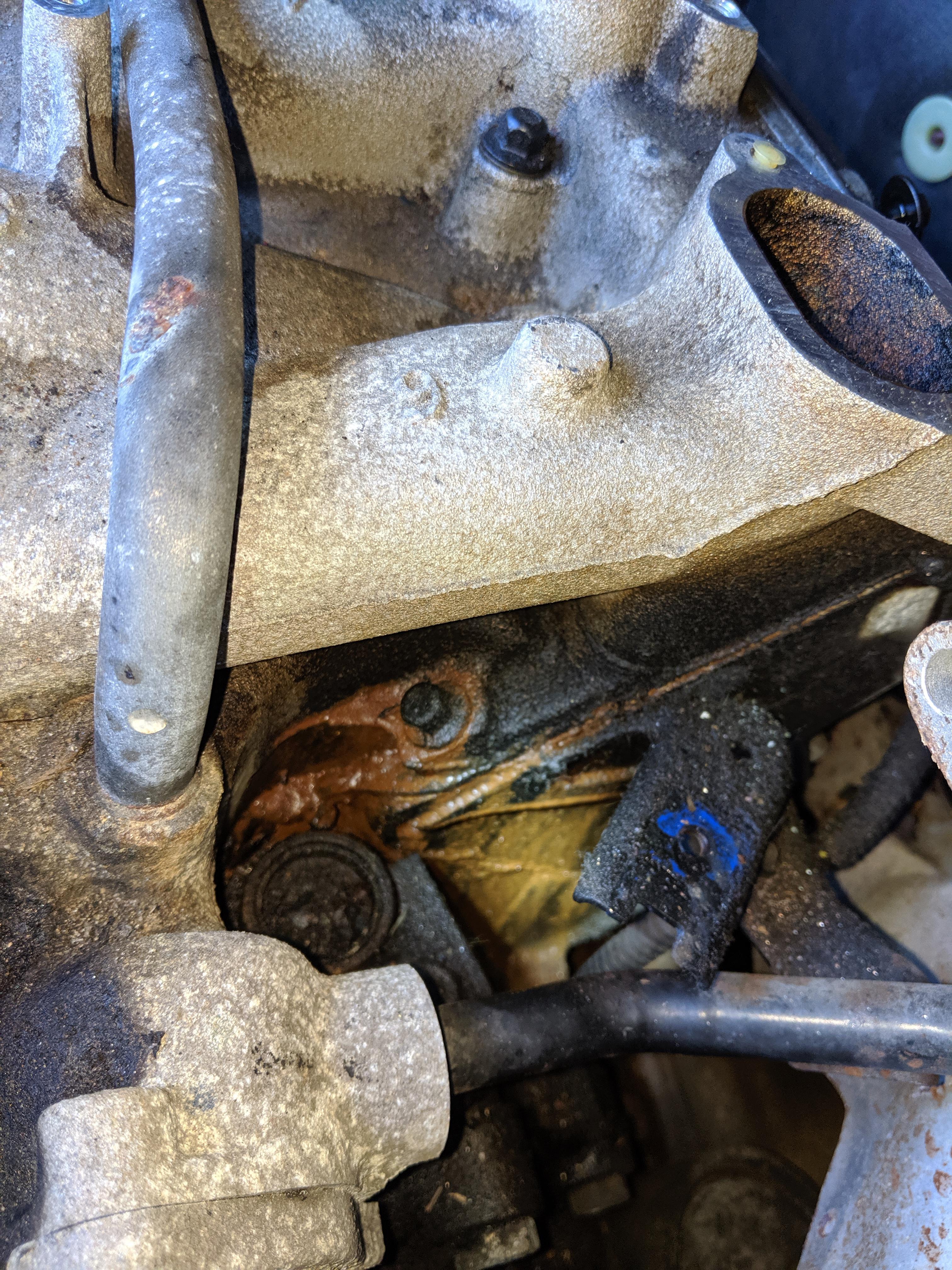 2003 Buick Century 3.1. There is a bad lower intake manifold gasket on