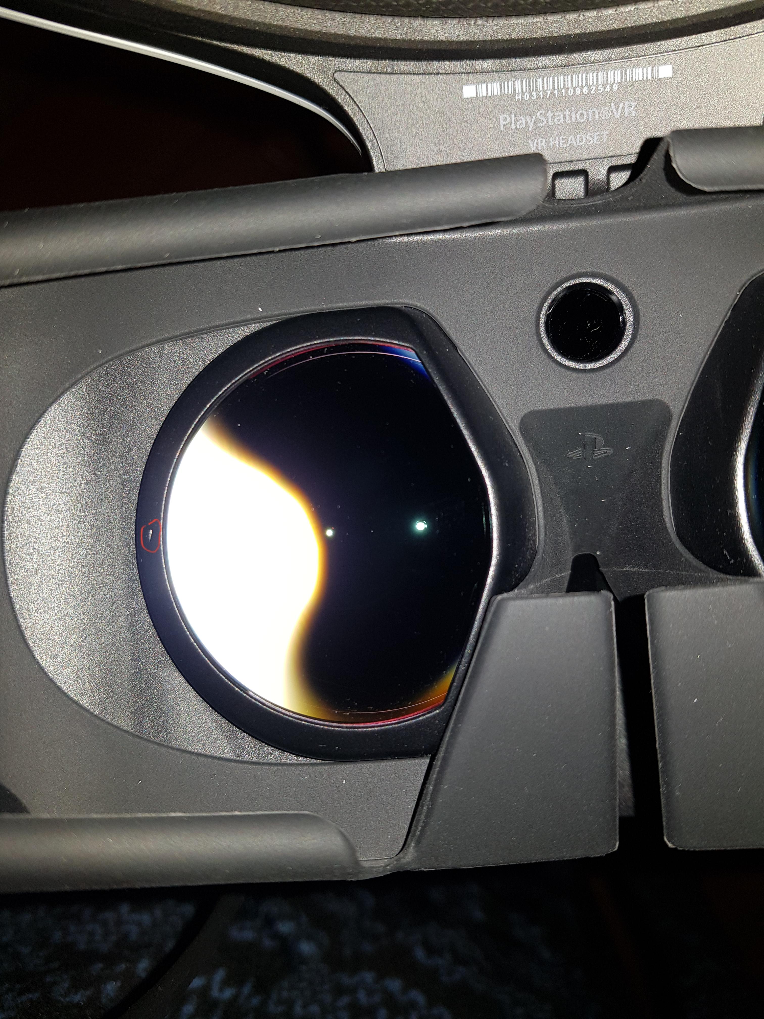 Just bought a new vr and this scratch was on it. Would you keep or