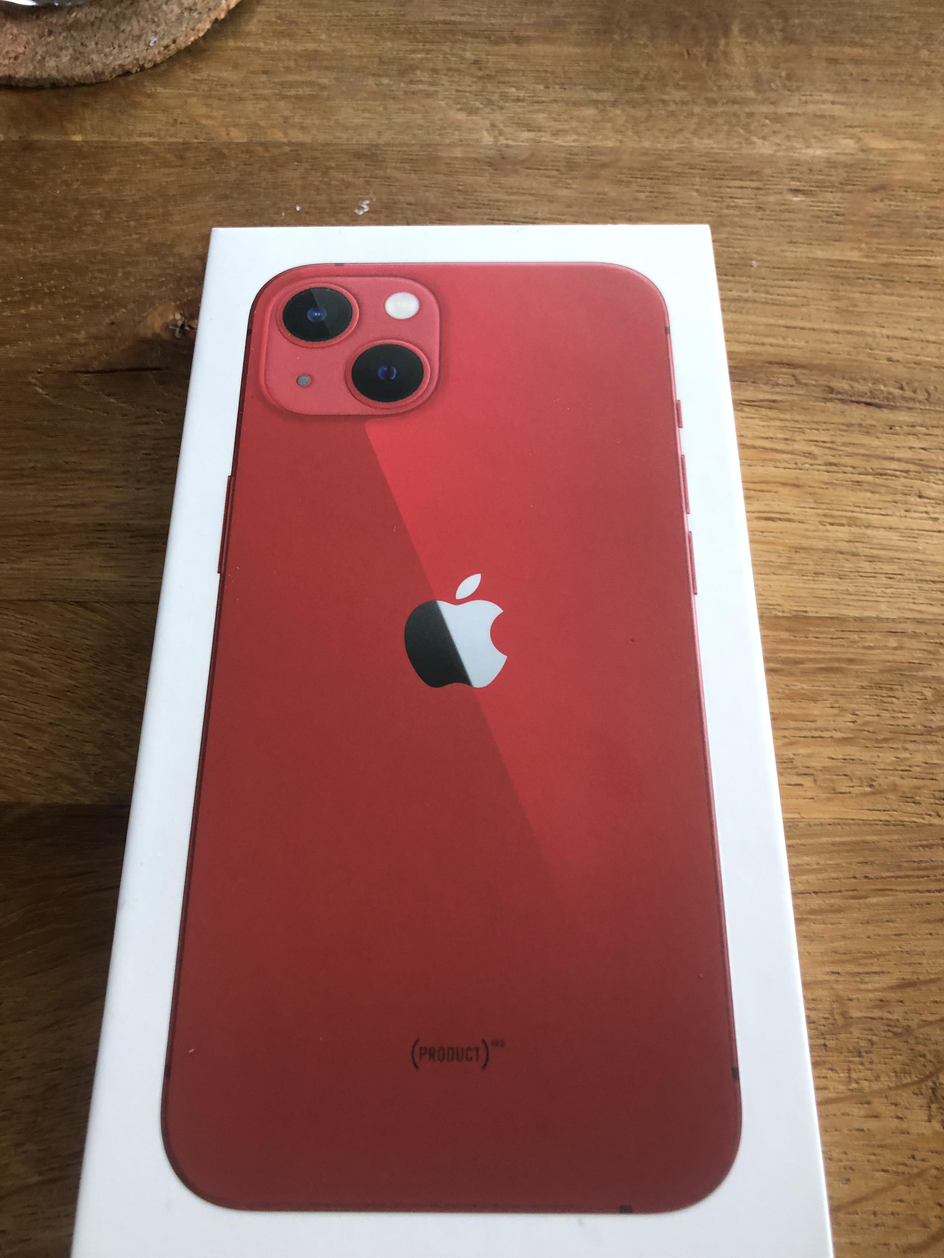 Treated myself with the iphone and 13 product red 128gb r/iPhone13