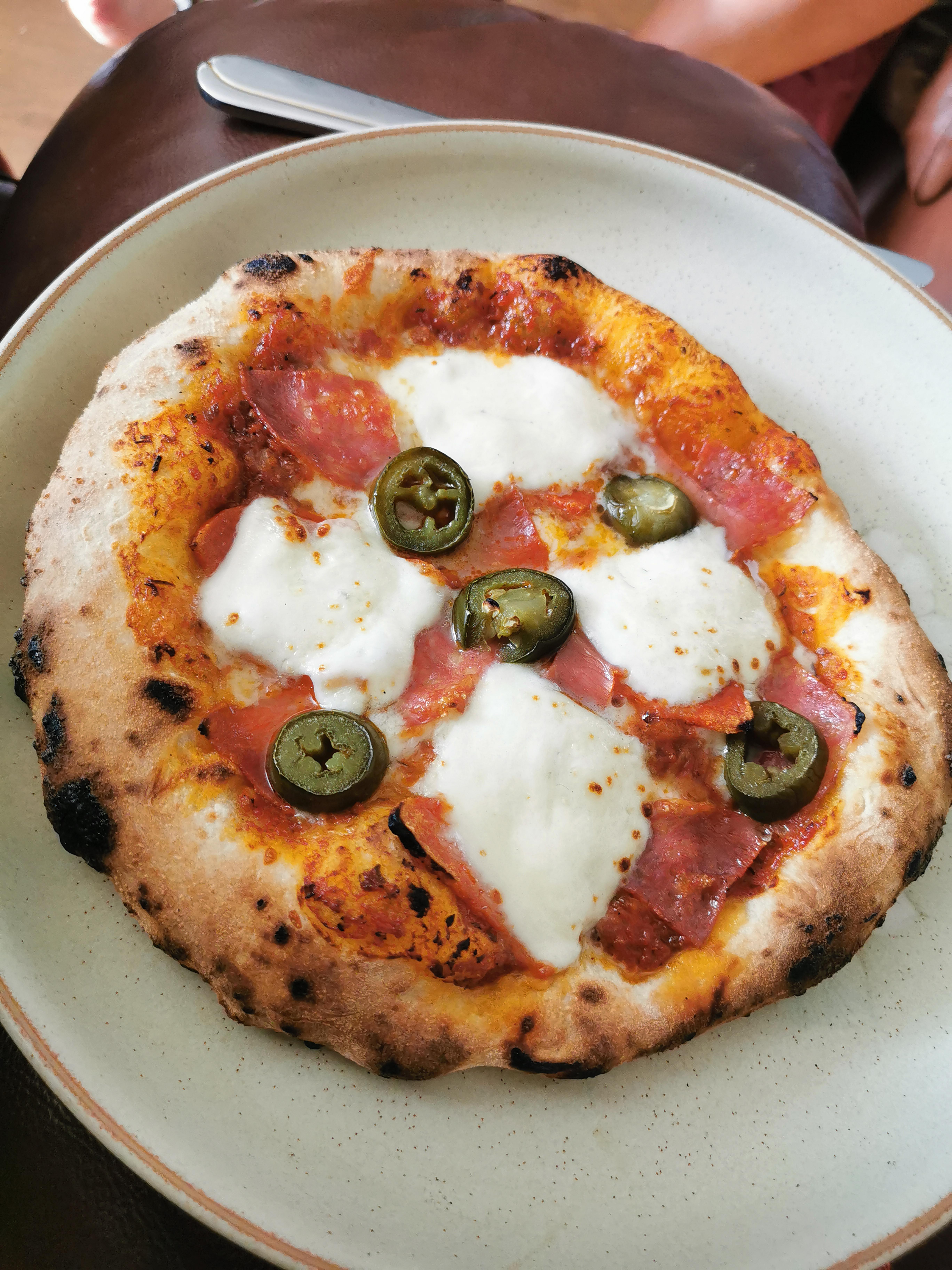 [Homemade] Pizza with Salami, Pepperoni, Prosciutto, Mozzarella and