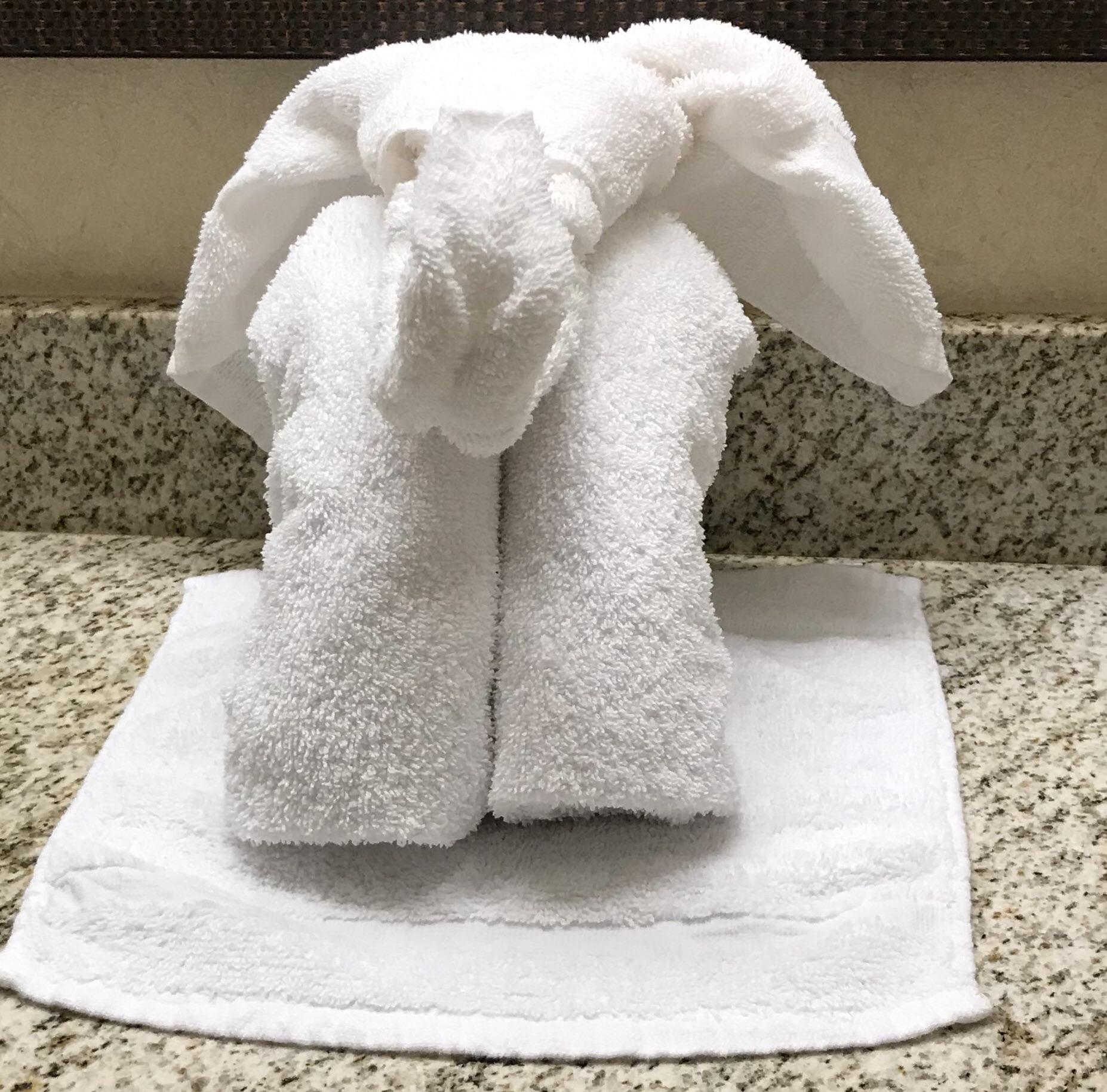 Hotel made an elephant out of towels r/mildlyinteresting