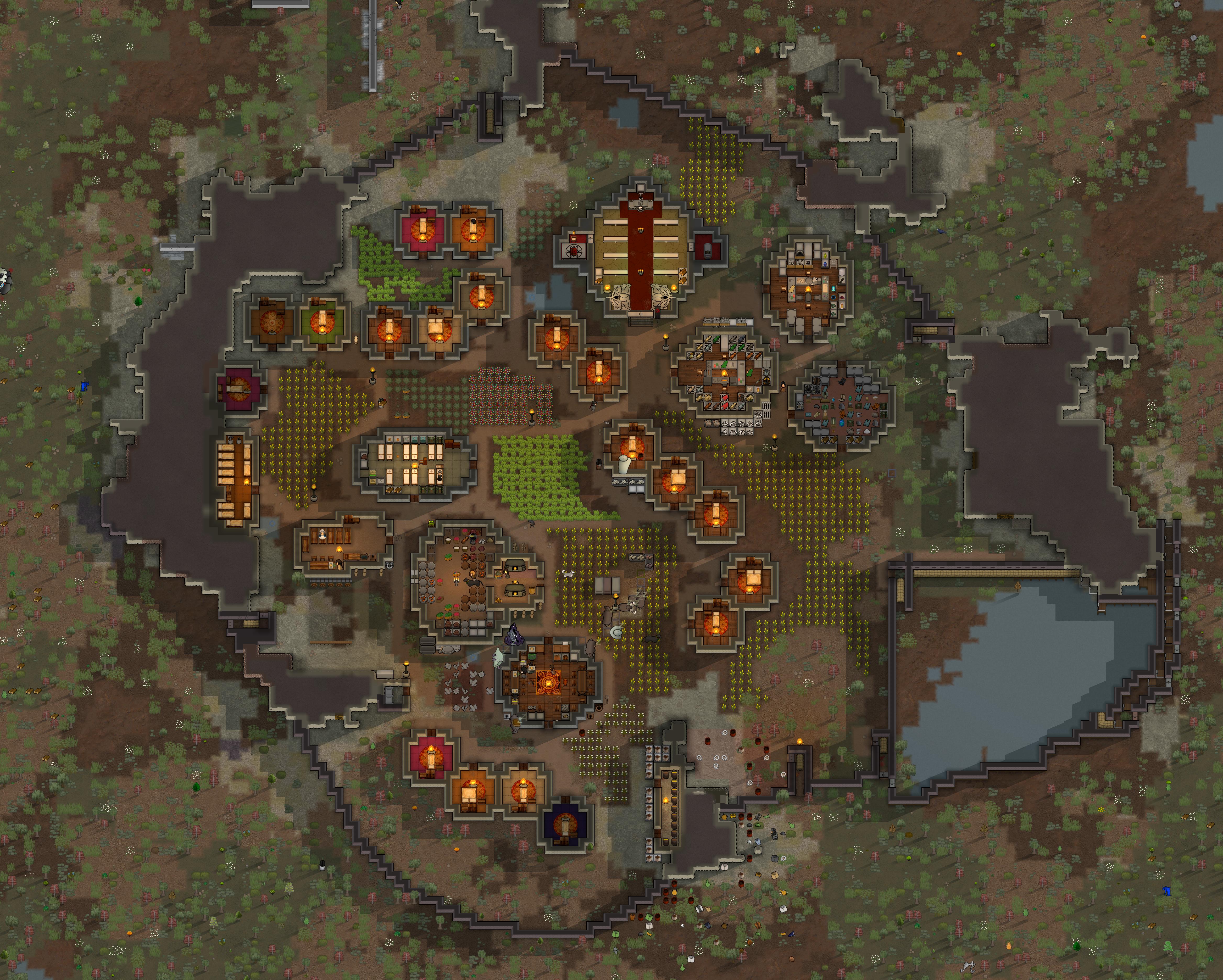 A Quaint Tribal Farming Village.. definitely not a cult that sacrifices