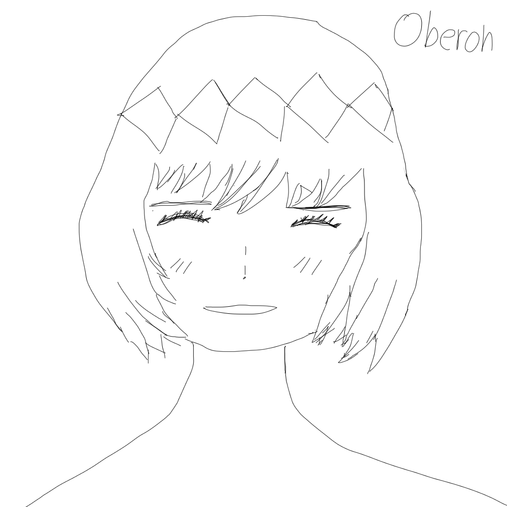 Oberon Line Art 3 r/grandorder