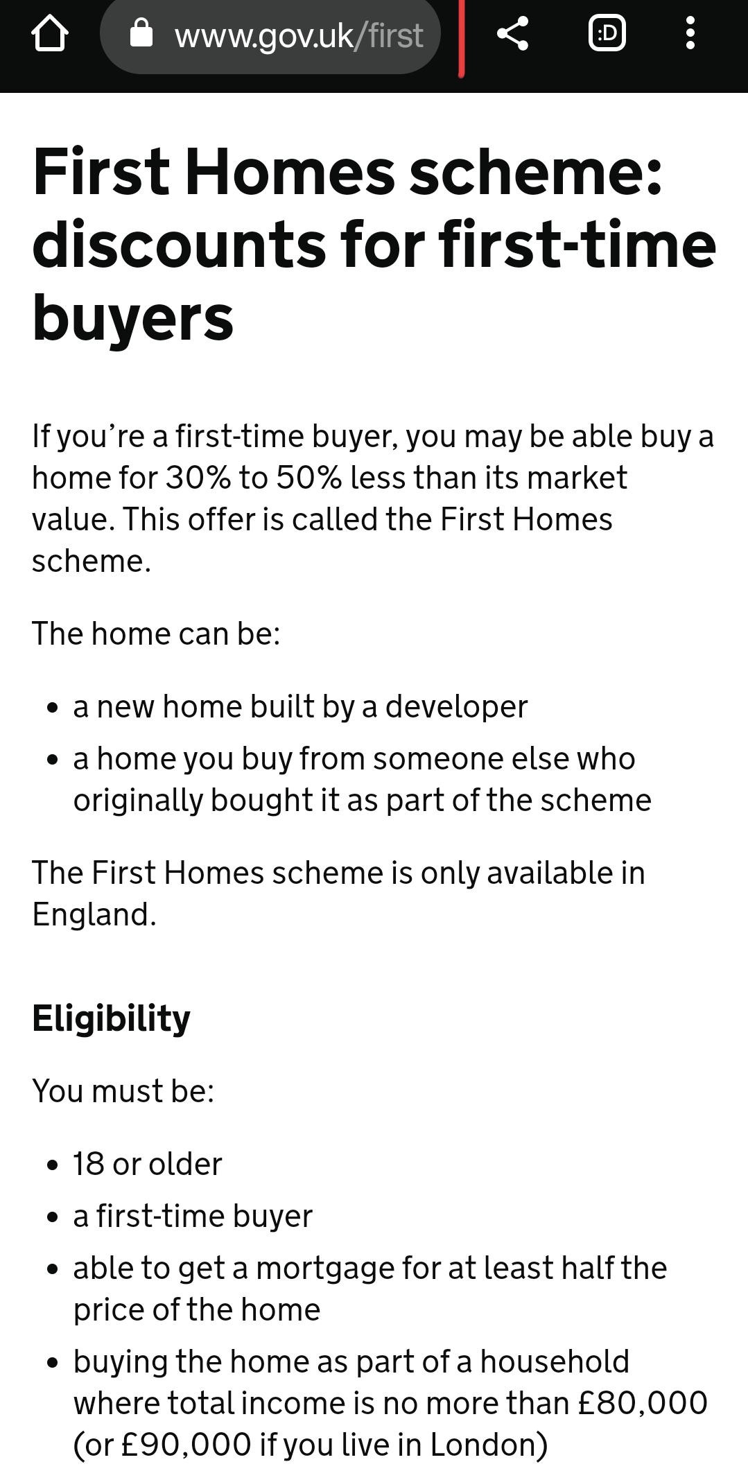First home buyer scheme r/Denmark