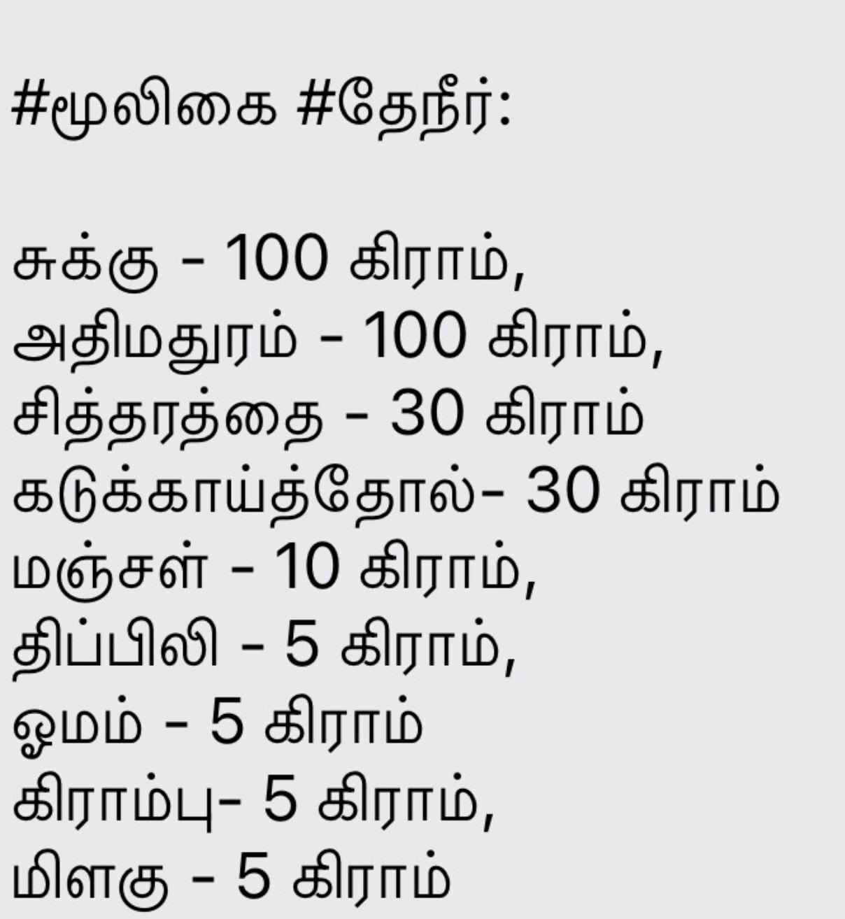 Translation request A colleague just gave me this recipe but my Tamil