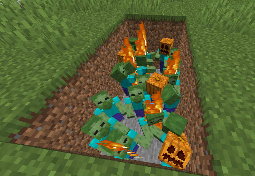 I was spawning mobs, and i found out that during Halloween some zombies