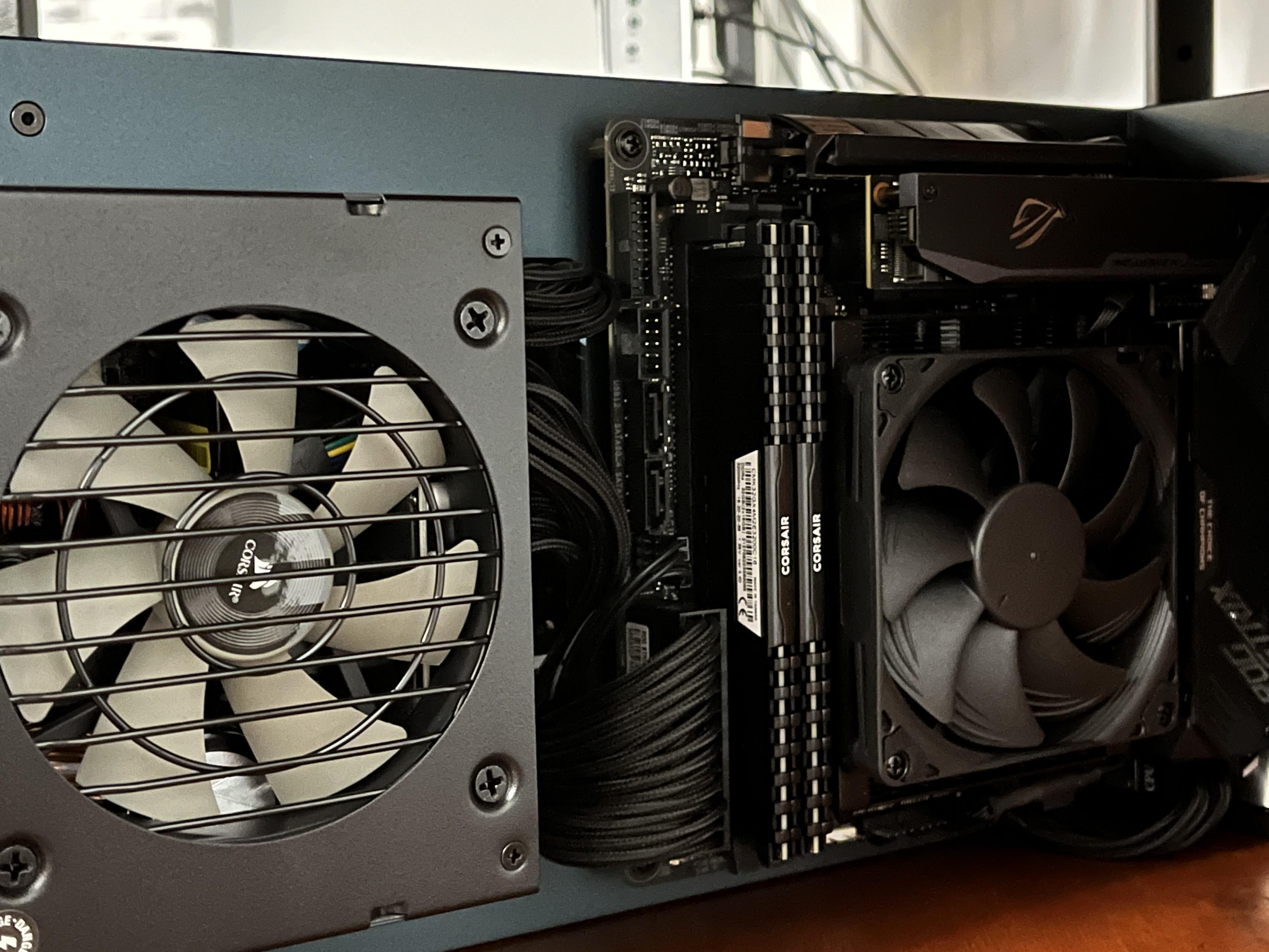 Thinking of doing a Noctua fan swap on the PSU to match. r/Noctua