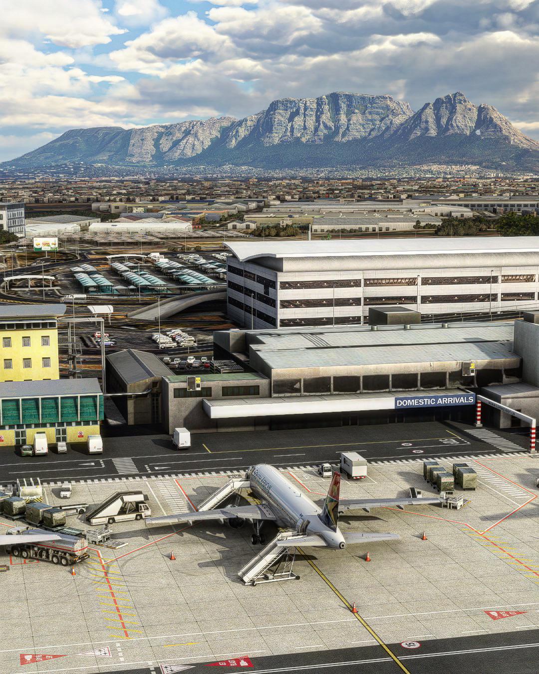 Arrived at Cape Town International Airport with brilliant ATC (VATSIM