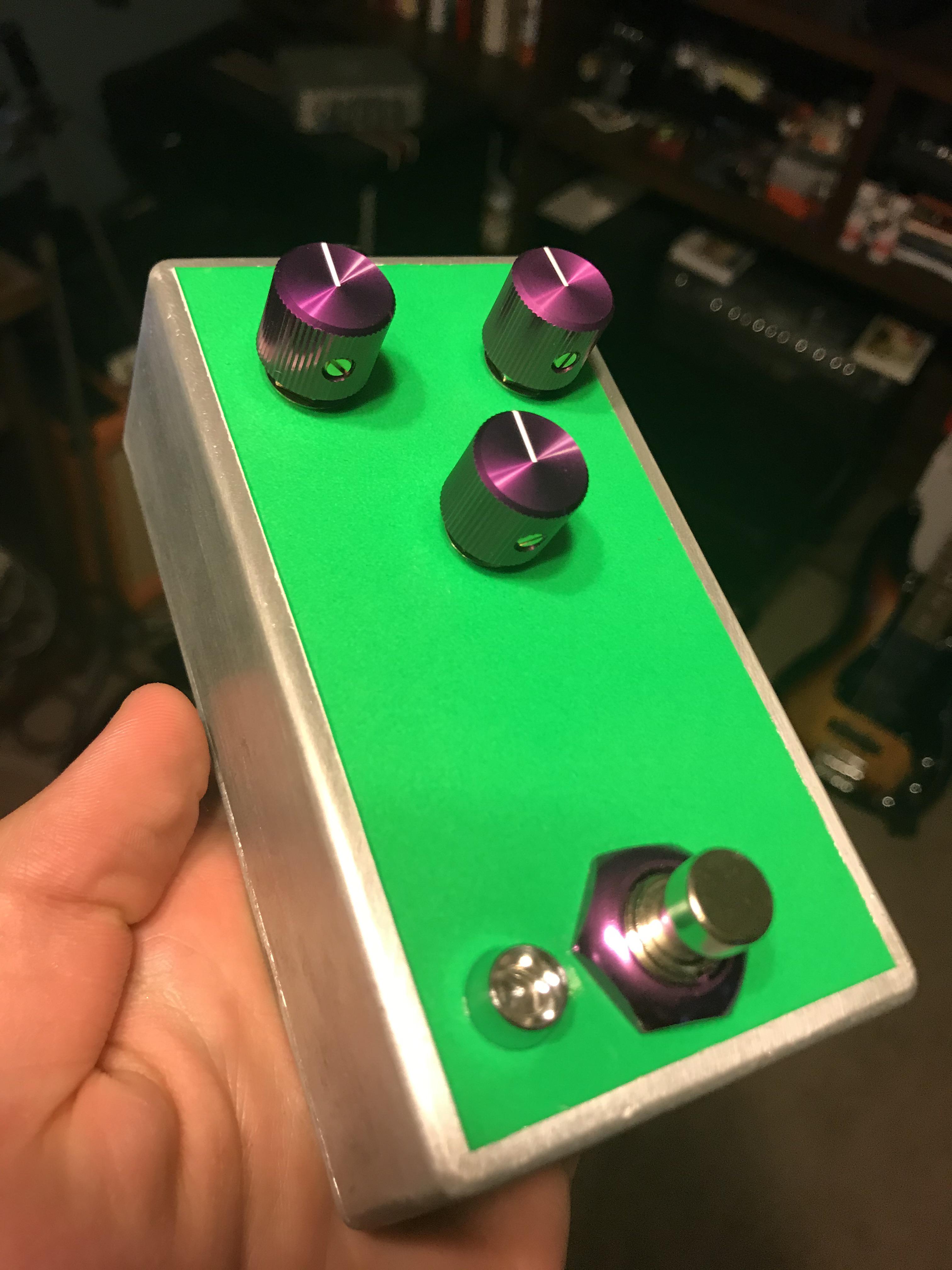 First Pedal Done! It’s a clone of a Frantone Cream Puff Fuzz. It’s
