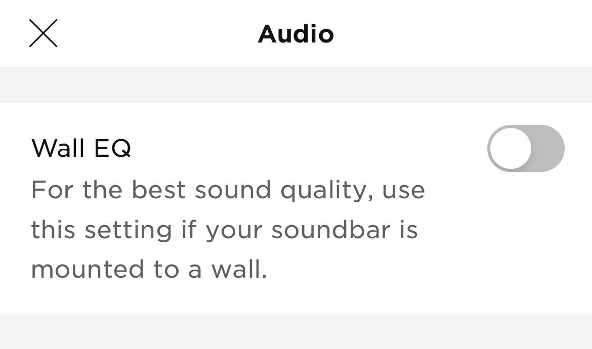 My Bose 300 soundbar is on top of my mantle. Should it check off wall