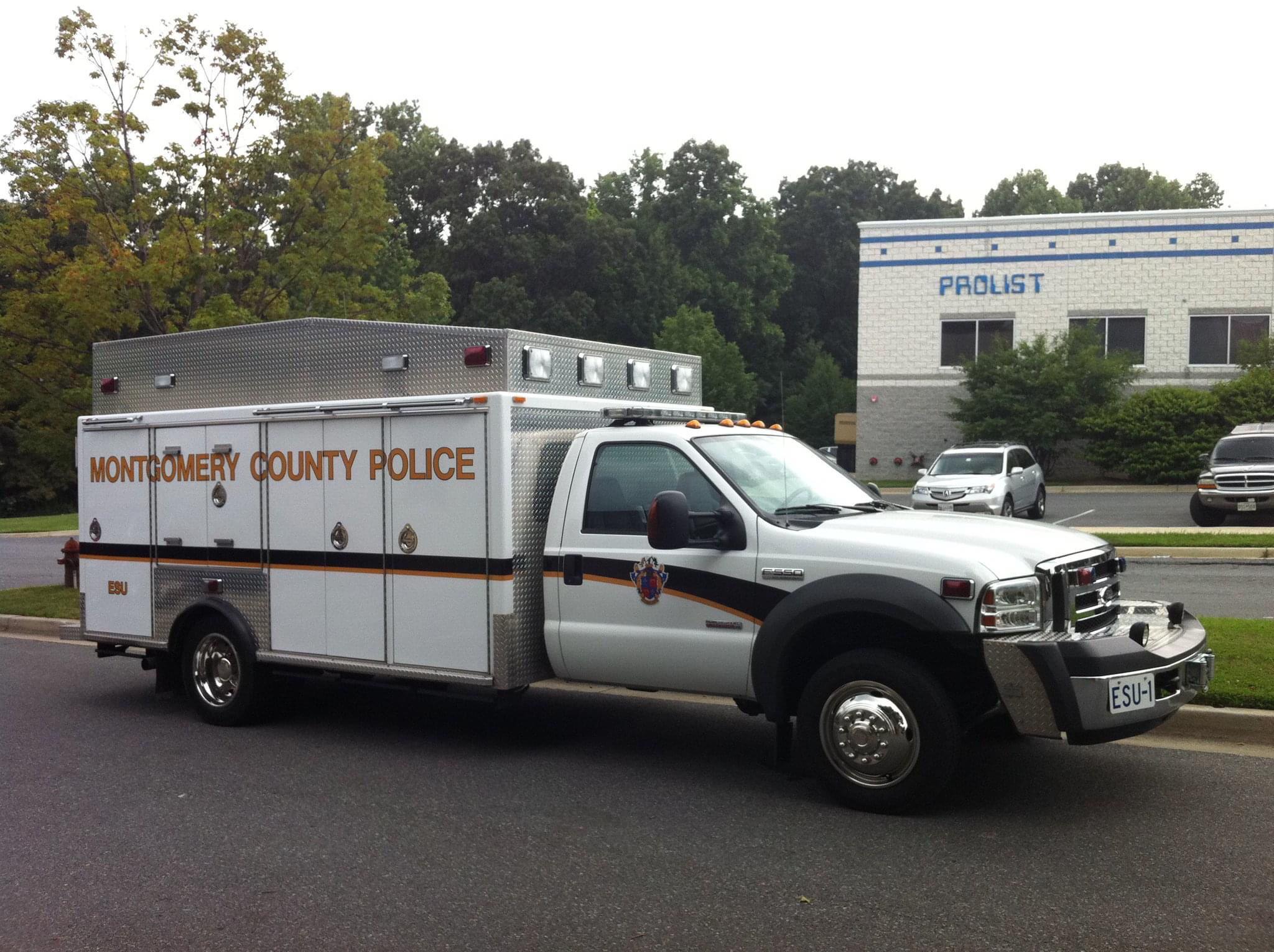 Montgomery County Police. Montgomery County MD. F550 Support r