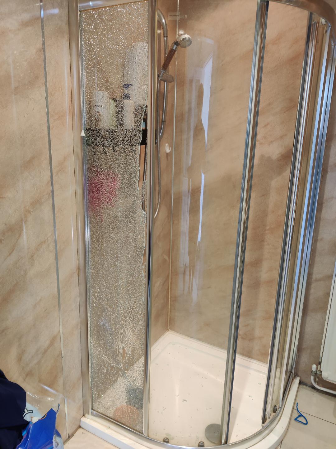 My shower screen just shattered! Wasn't even in the room! Can anyone