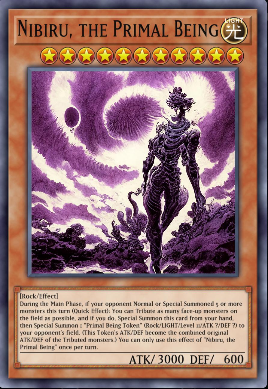 The YuGiOh! Card Nibiru, the Primordial Being is a reference to Kars