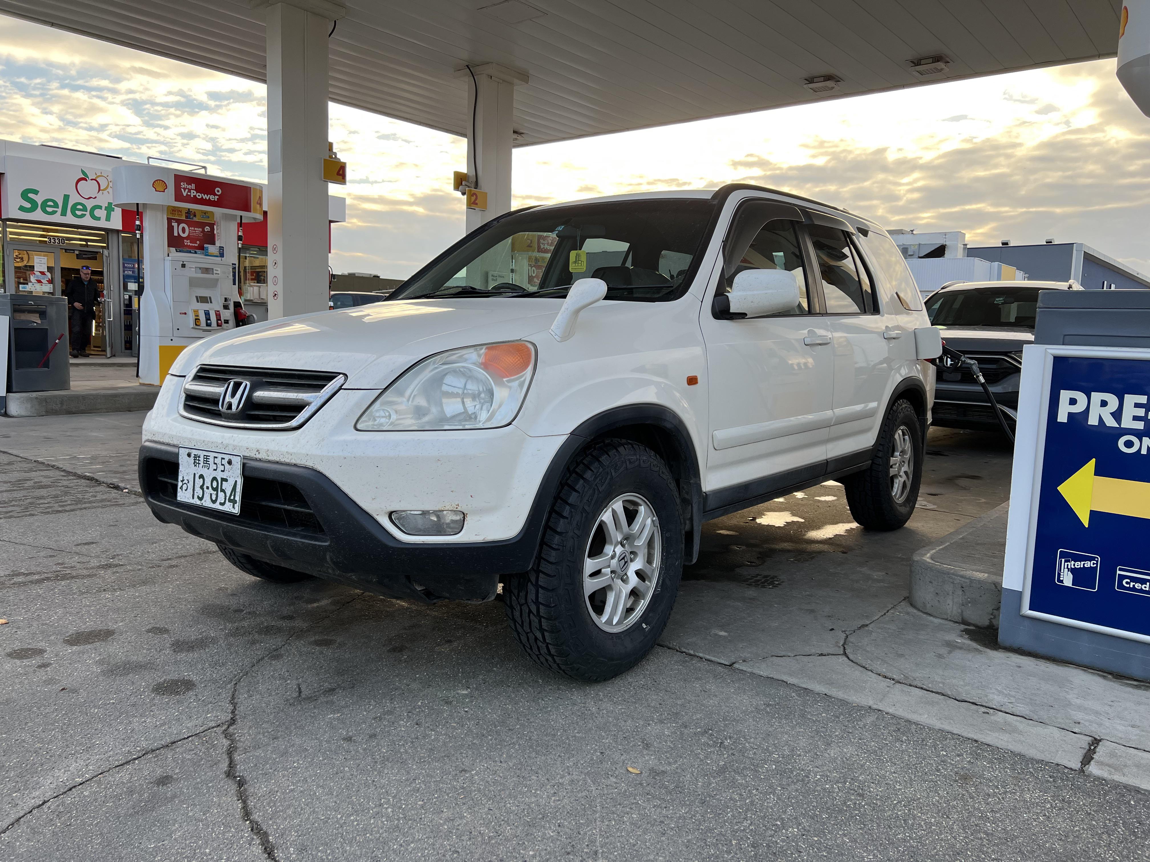 Got some new tires on the crv, should make it through this winter now