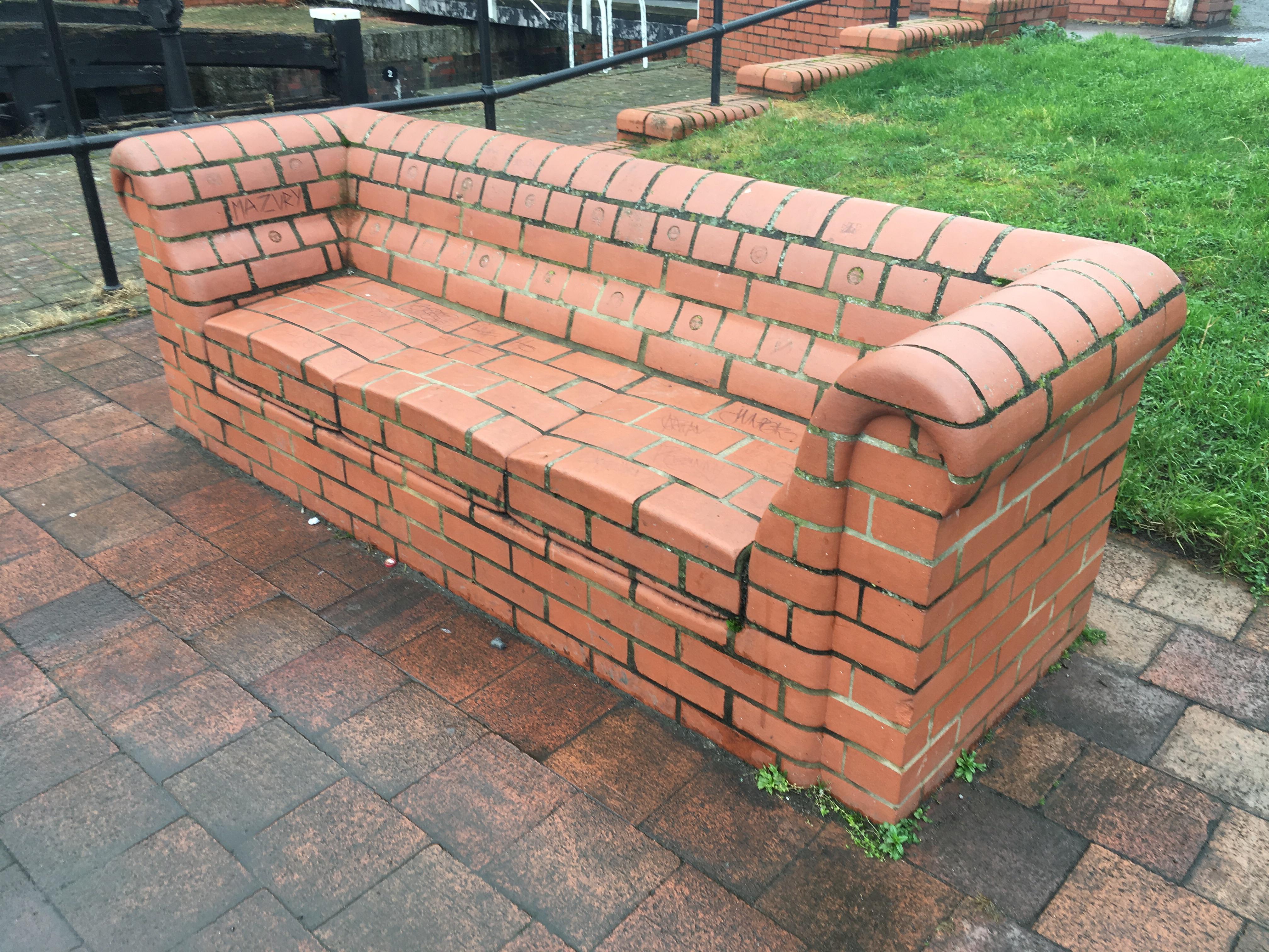 This brick couch r/mildlyinteresting