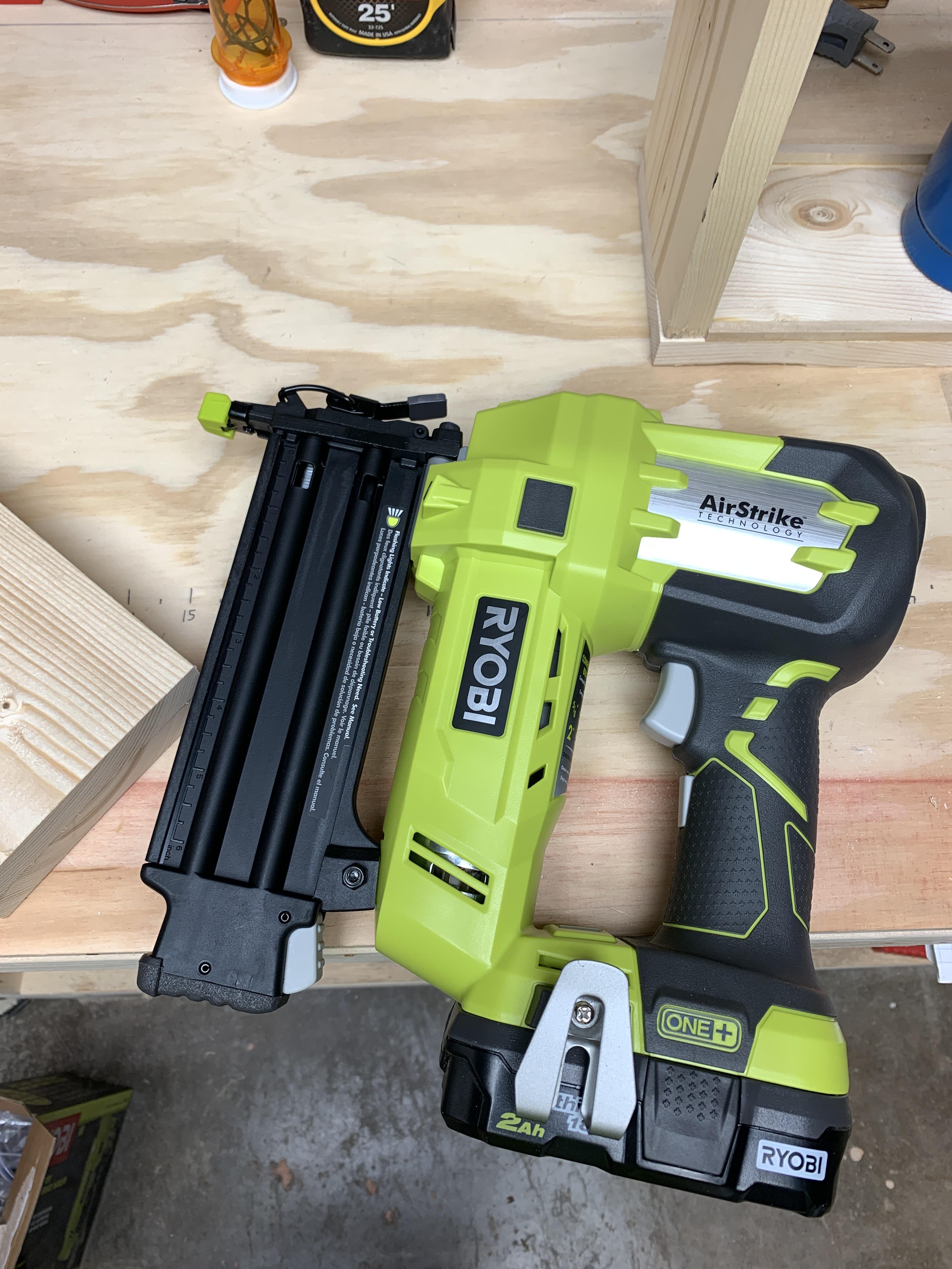 NTD my first nail gun edition. Depot had a few in stock so I ran and