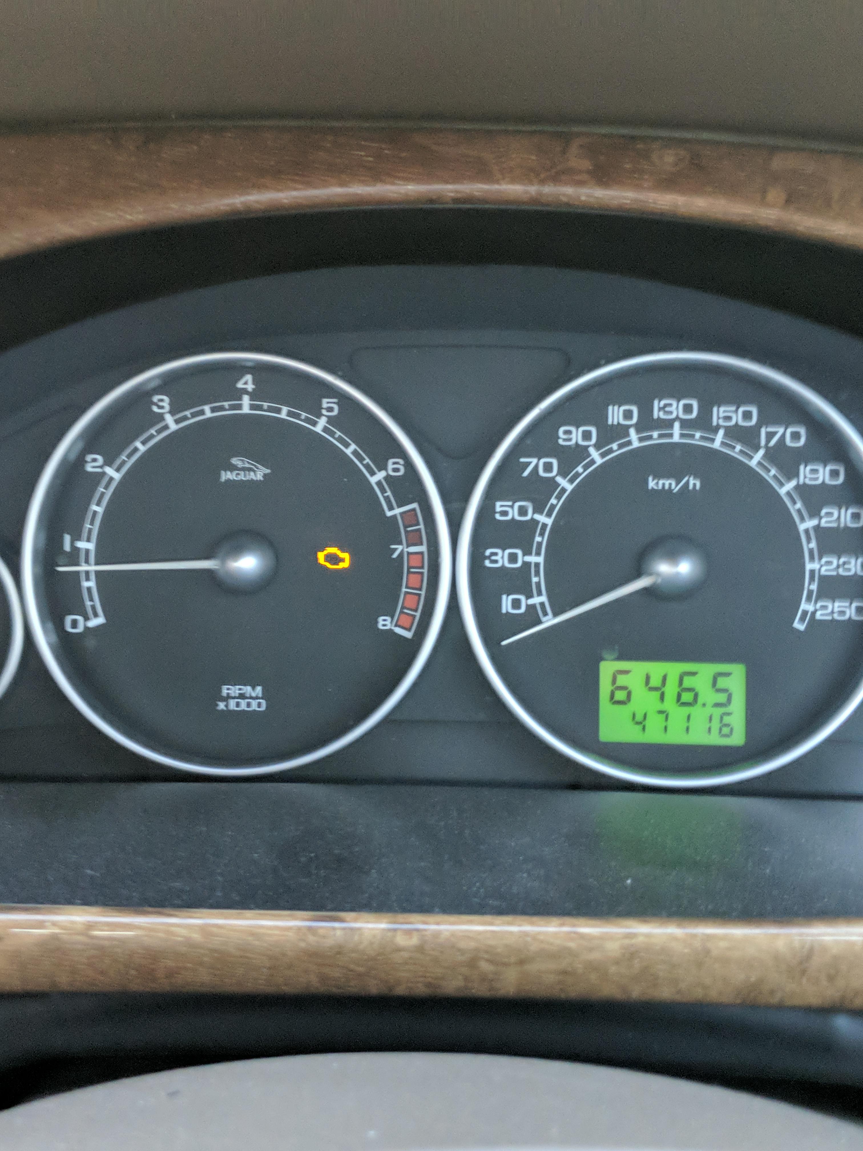 What does the yellow light mean? Jaguar type x 2004 r/Jaguar