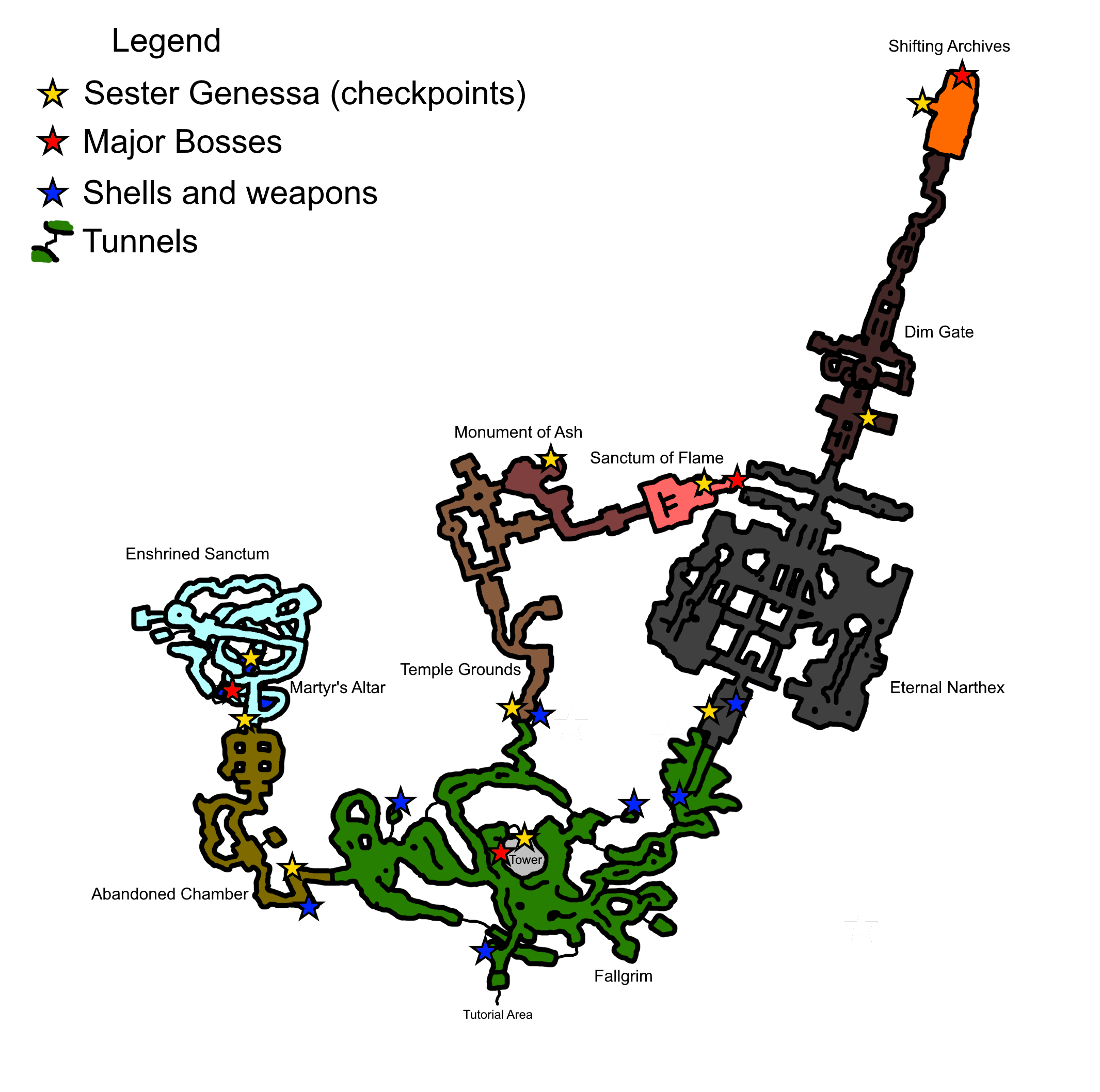 Found this really good map! Credits go to the original poster! r